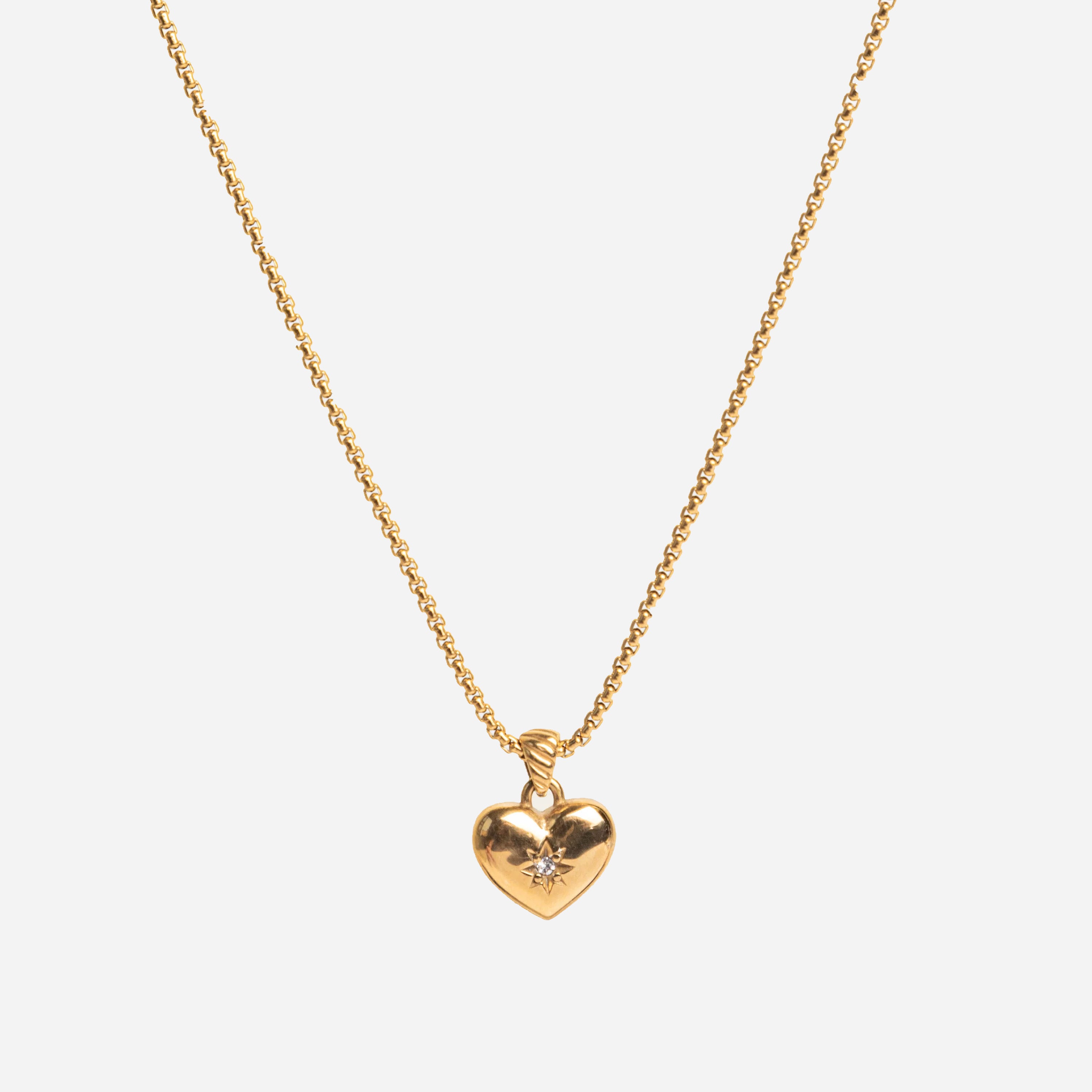 Heart Metal Necklace - SOMIY