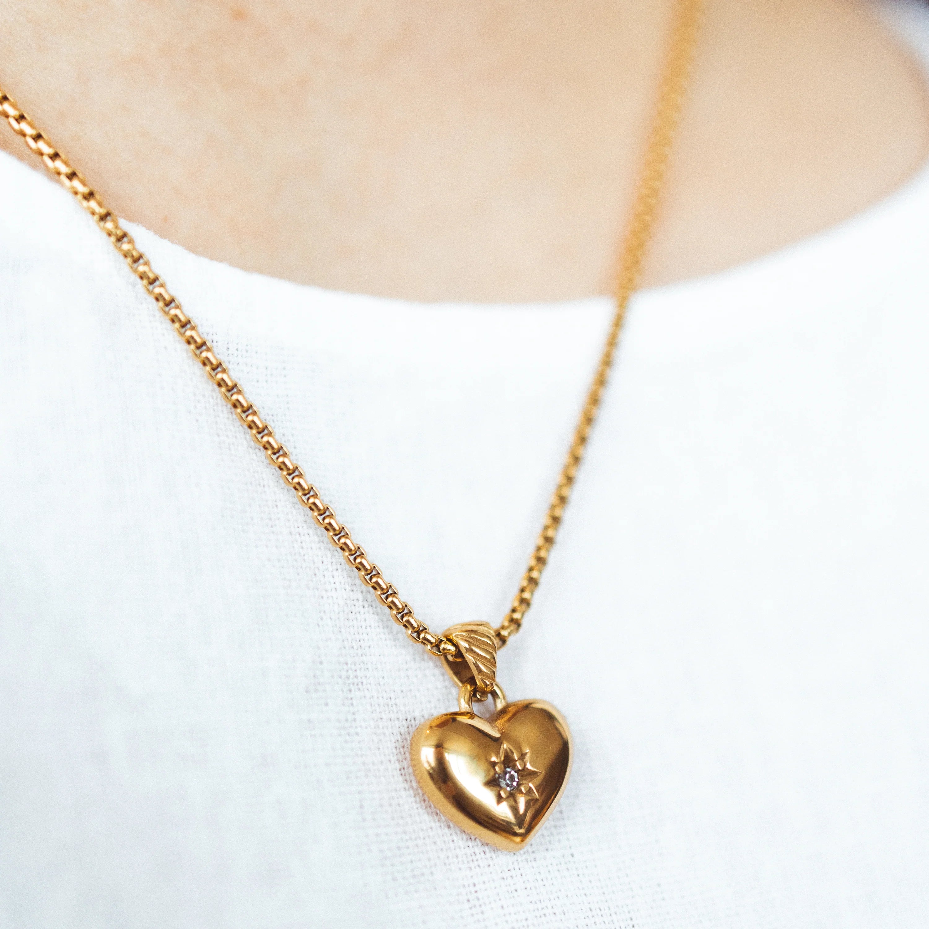 Heart Metal Necklace - SOMIY