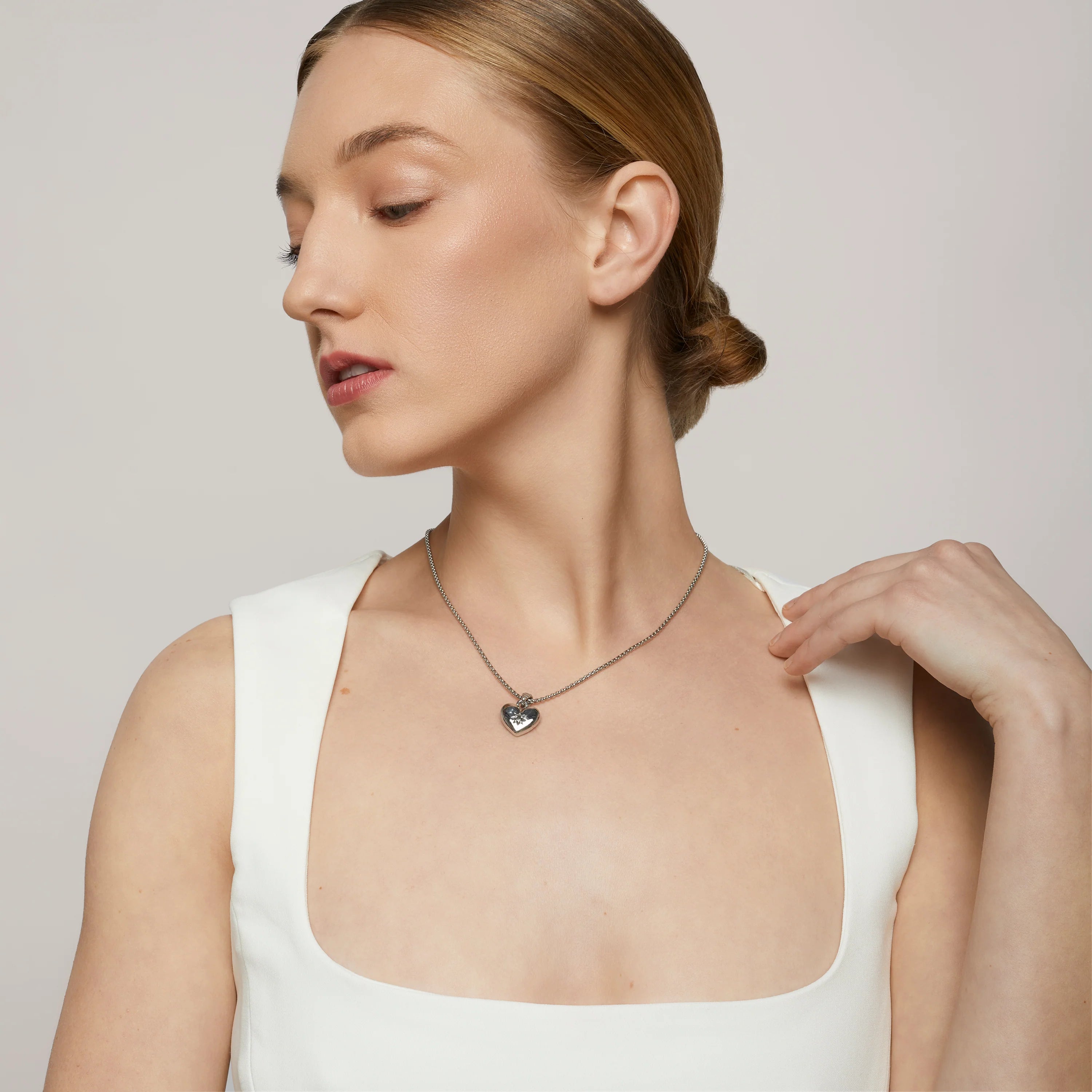 Heart Metal Necklace - SOMIY