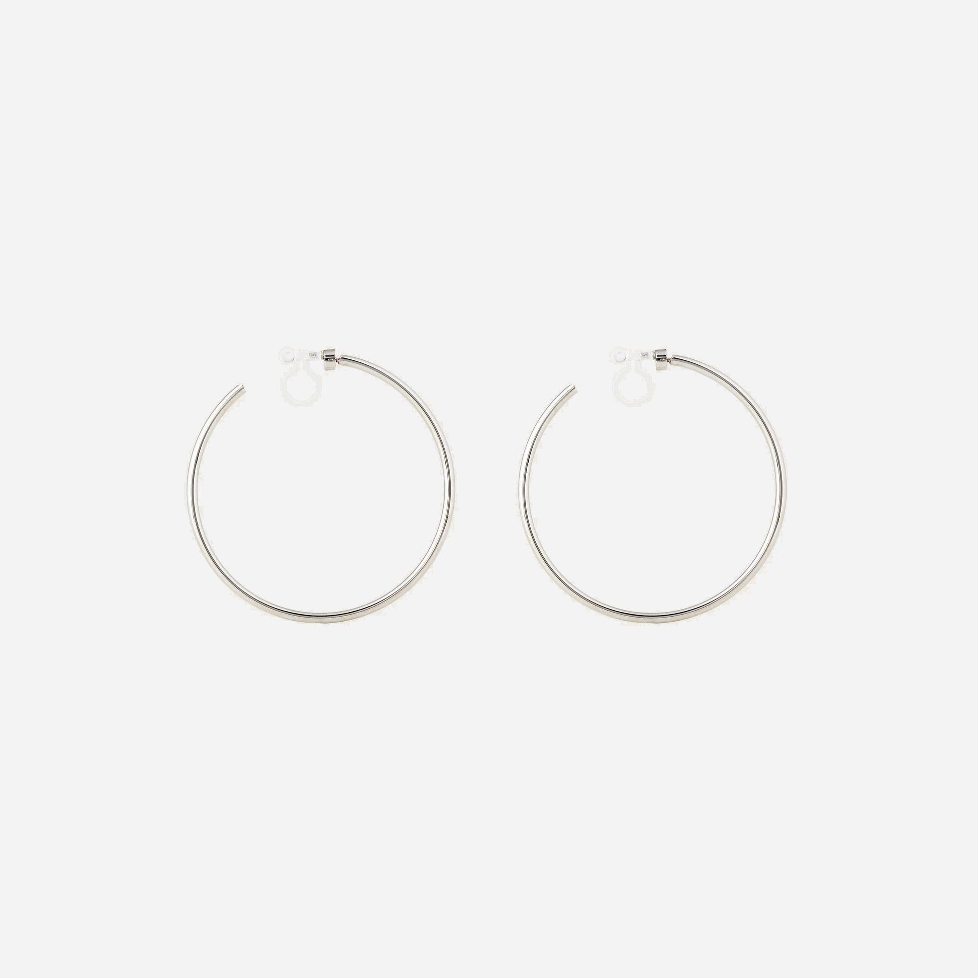 Thin Hoop Clip-On Earrings - SOMIY
