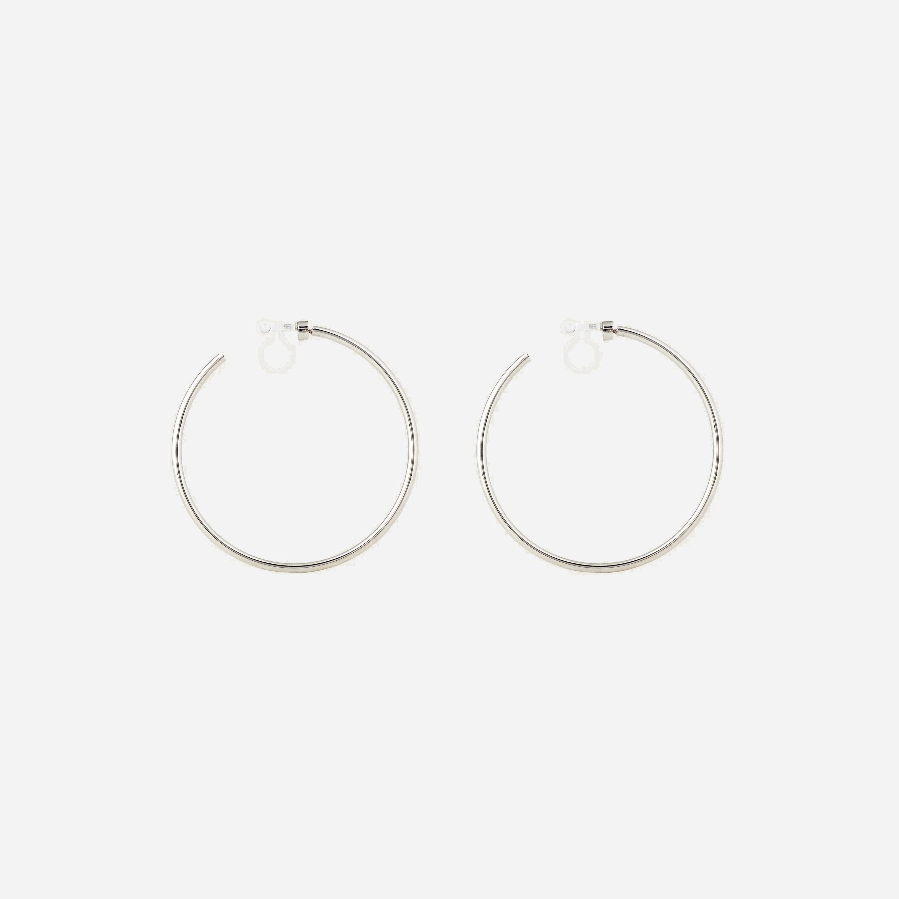 Thin Hoop Clip-On Earrings - SOMIY