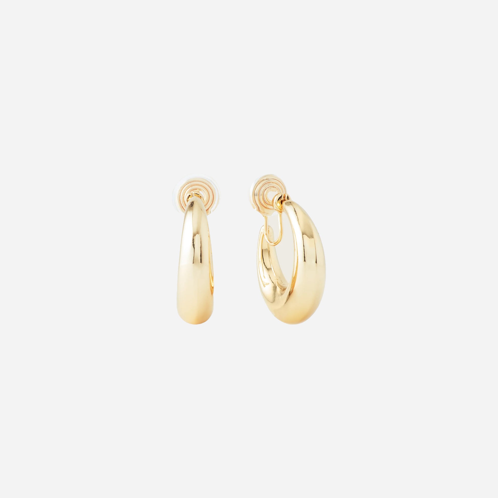 Medium Dome Hoop Clip-On Earrings - SOMIY