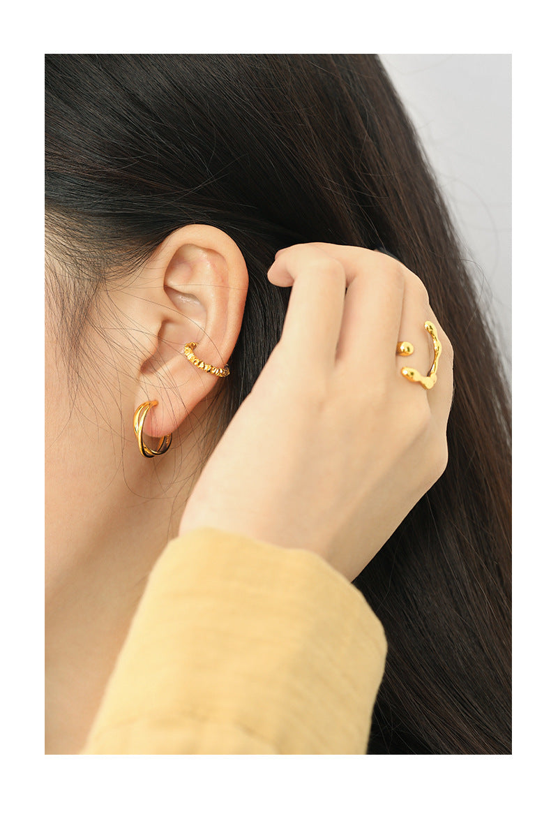 nan by SOMIY | S925 Sterling Silver Ear Cuff Jewelry