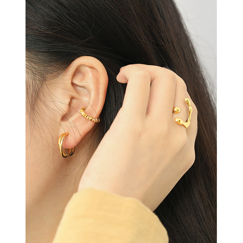 nan by SOMIY | S925 Sterling Silver Ear Cuff Jewelry