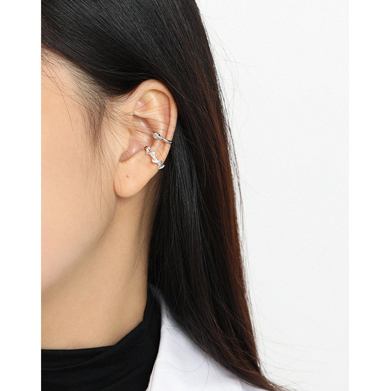 nan by SOMIY | S925 Sterling Silver Ear Cuff Jewelry