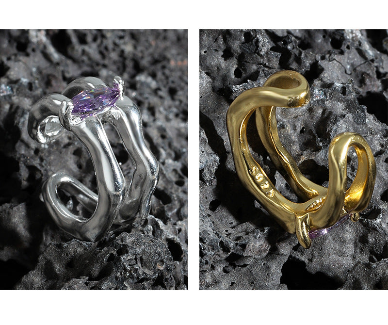 nan by SOMIY | S925 Sterling Silver Ear Cuff Jewelry