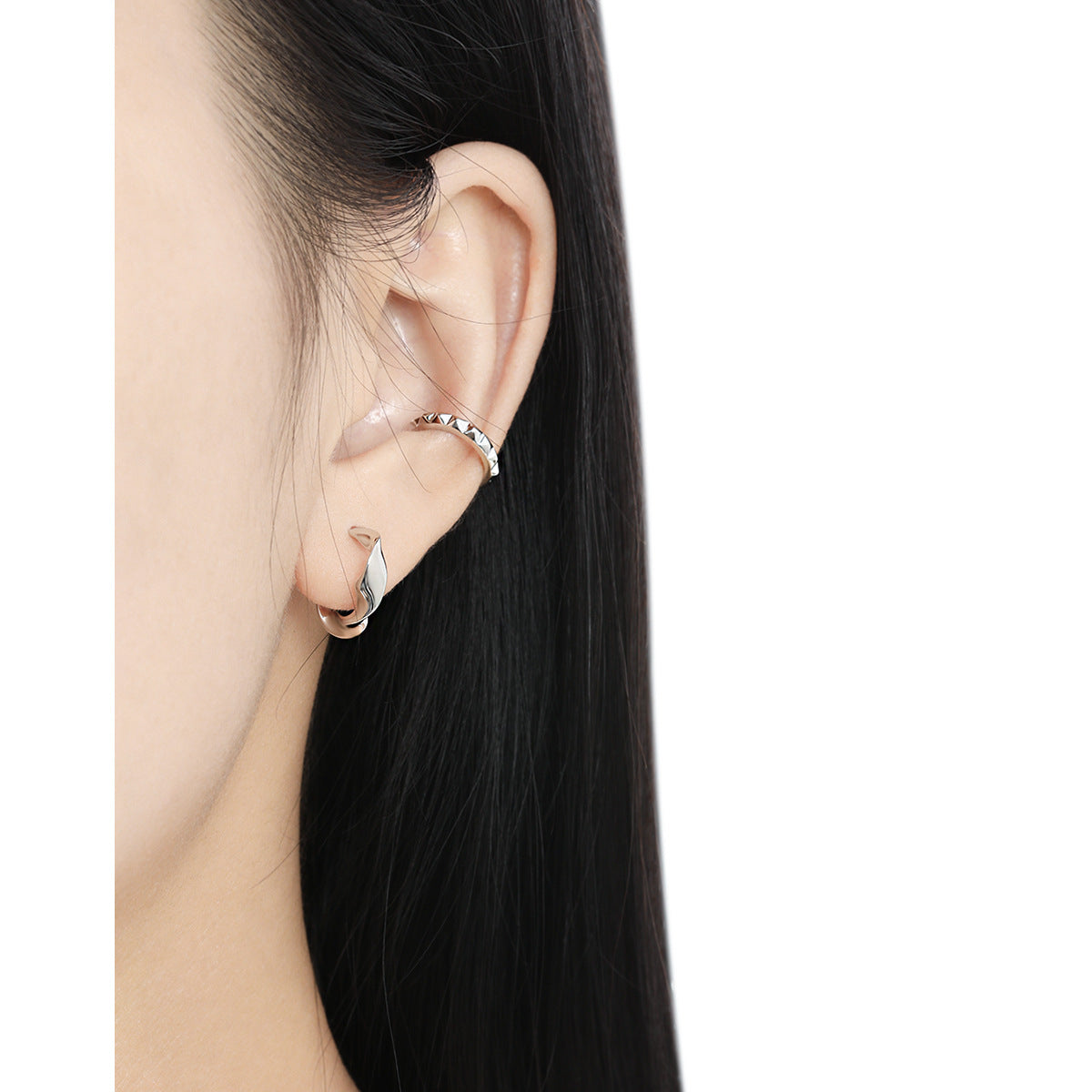 nan by SOMIY | S925 Sterling Silver Ear Cuff Jewelry