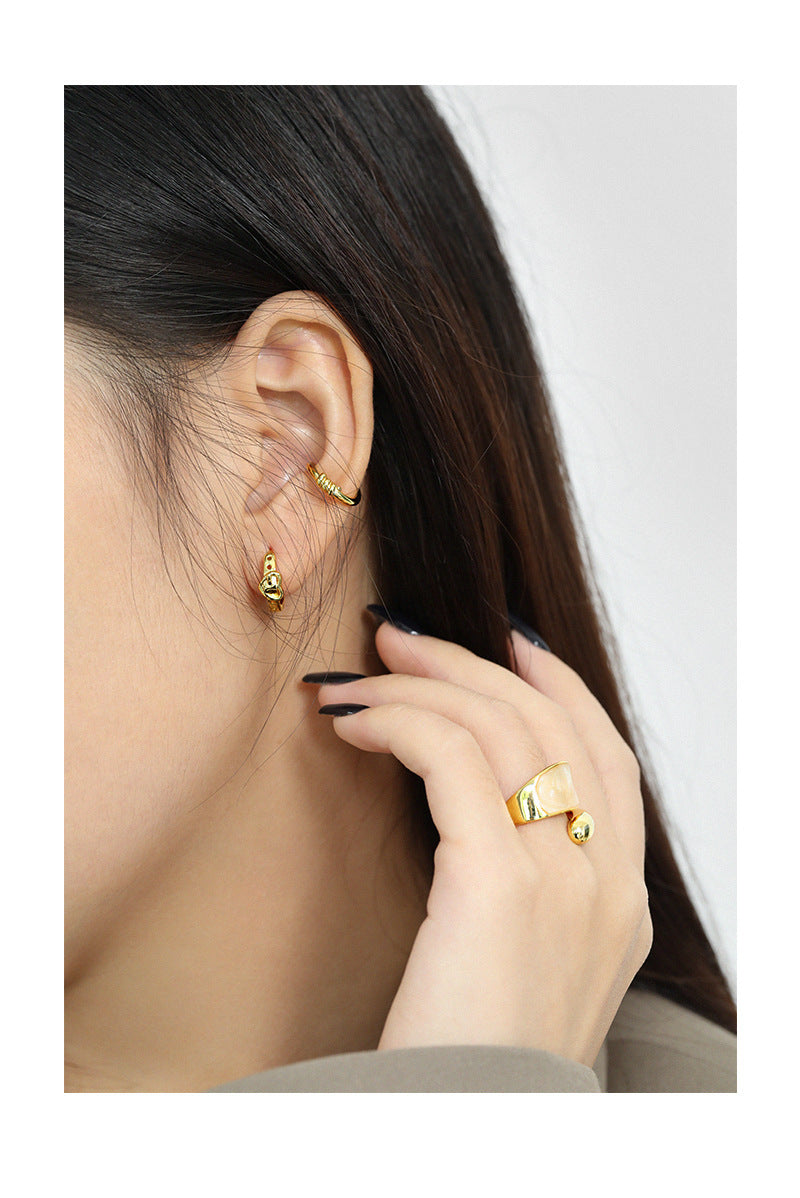 nan by SOMIY | S925 Sterling Silver Ear Cuff Jewelry