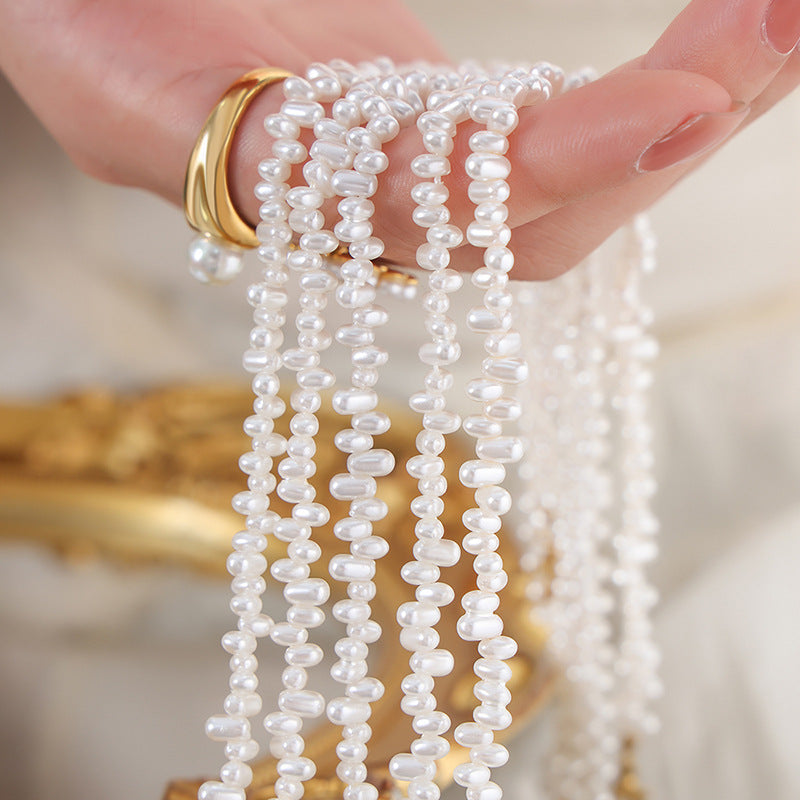 Lustrous Pearl Strand Necklace
