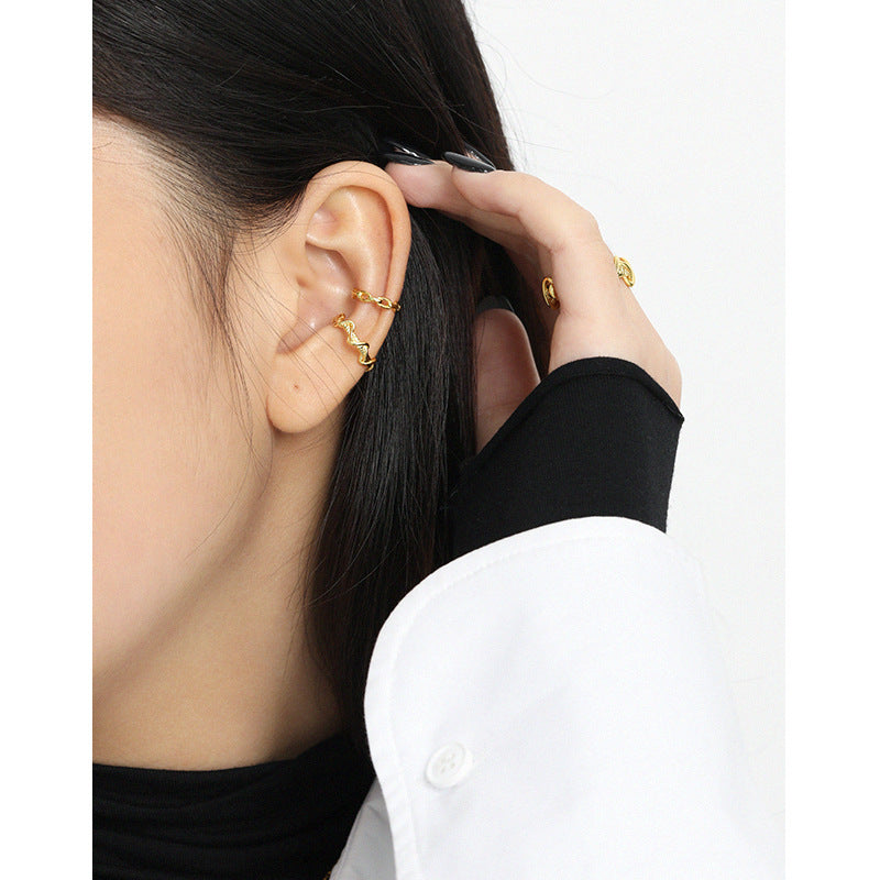 nan by SOMIY | S925 Sterling Silver Ear Cuff Jewelry