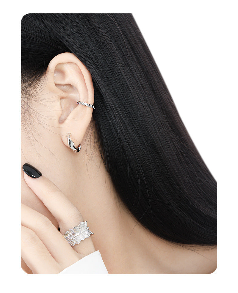 nan by SOMIY | S925 Sterling Silver Ear Cuff Jewelry