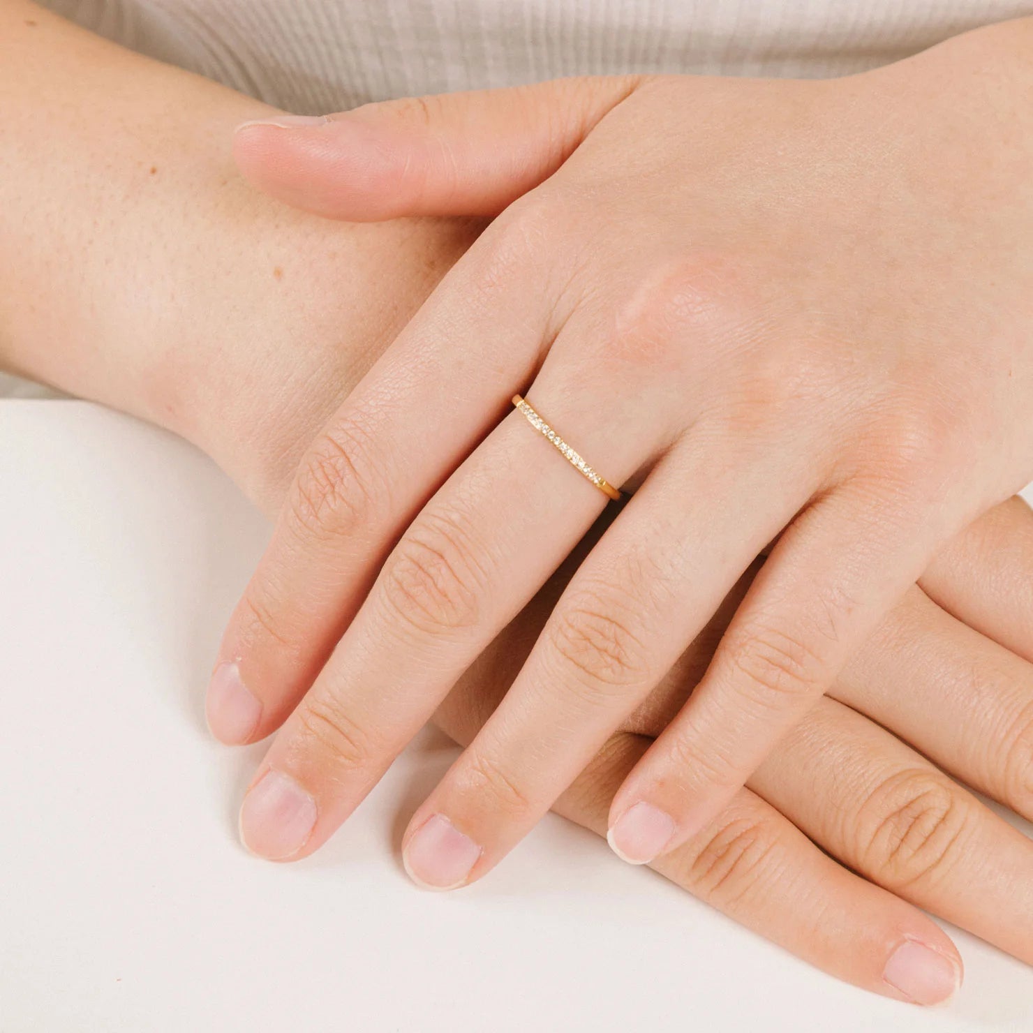 Pavé Band Ring - SOMIY