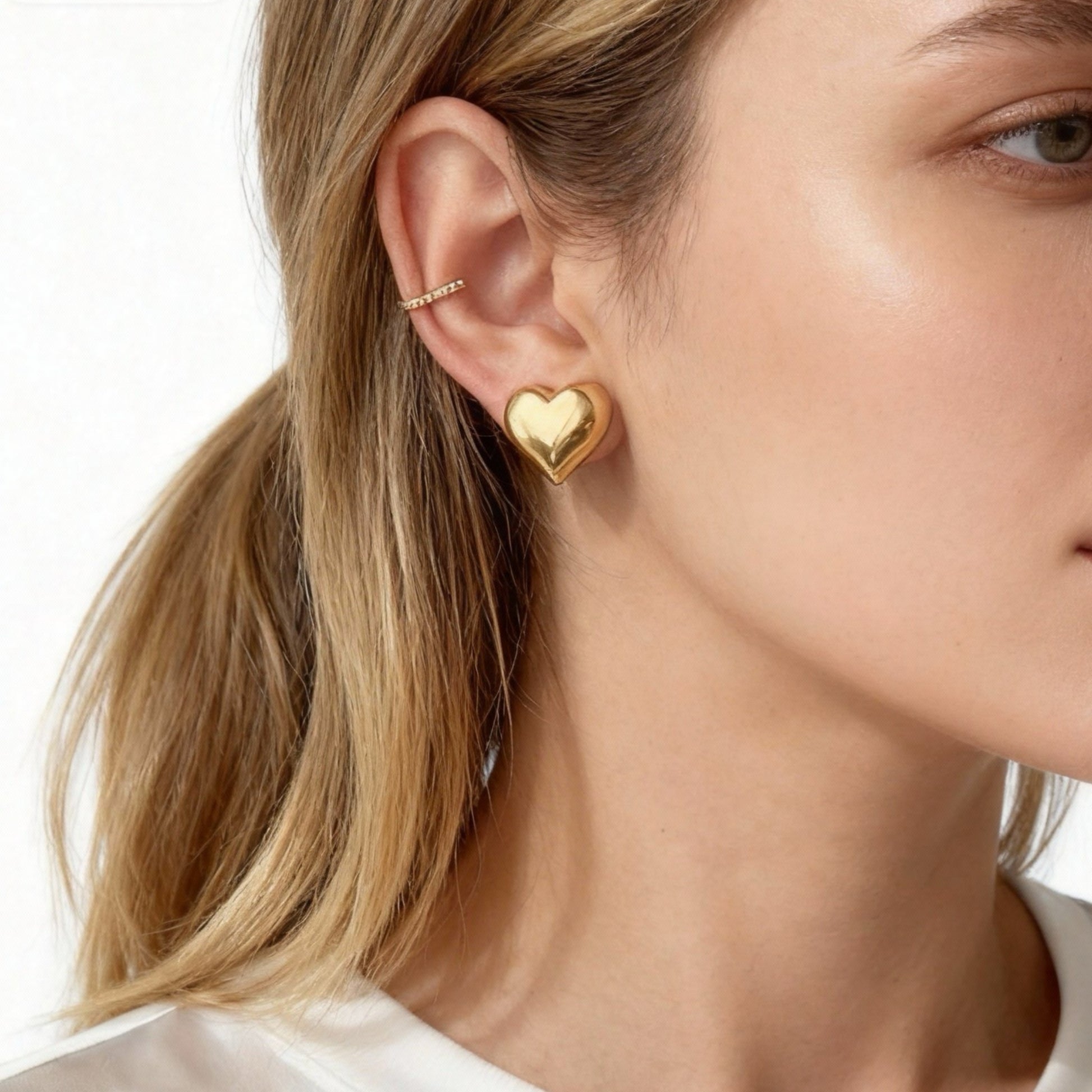 Sweetheart Clip-On Earrings for non-pierced ears – SOMIY