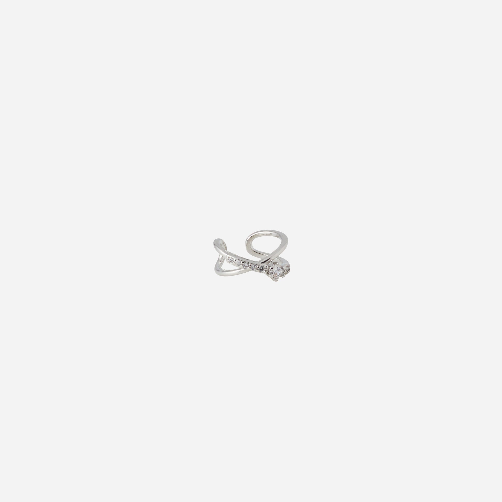Micro-Pavé Silver Constellation Ear-Cuff - SOMIY