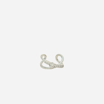 Micro-Pavé Silver Constellation Ear-Cuff - SOMIY