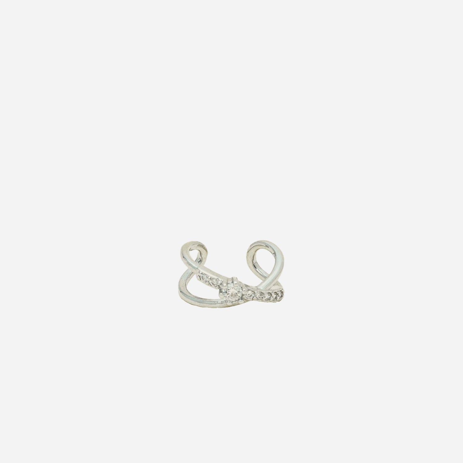 Micro-Pavé Silver Constellation Ear-Cuff - SOMIY