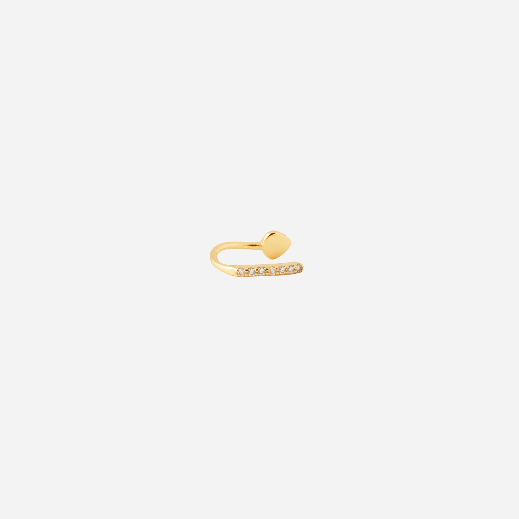 Delicate Diamond Band Ear Cuff - SOMIY