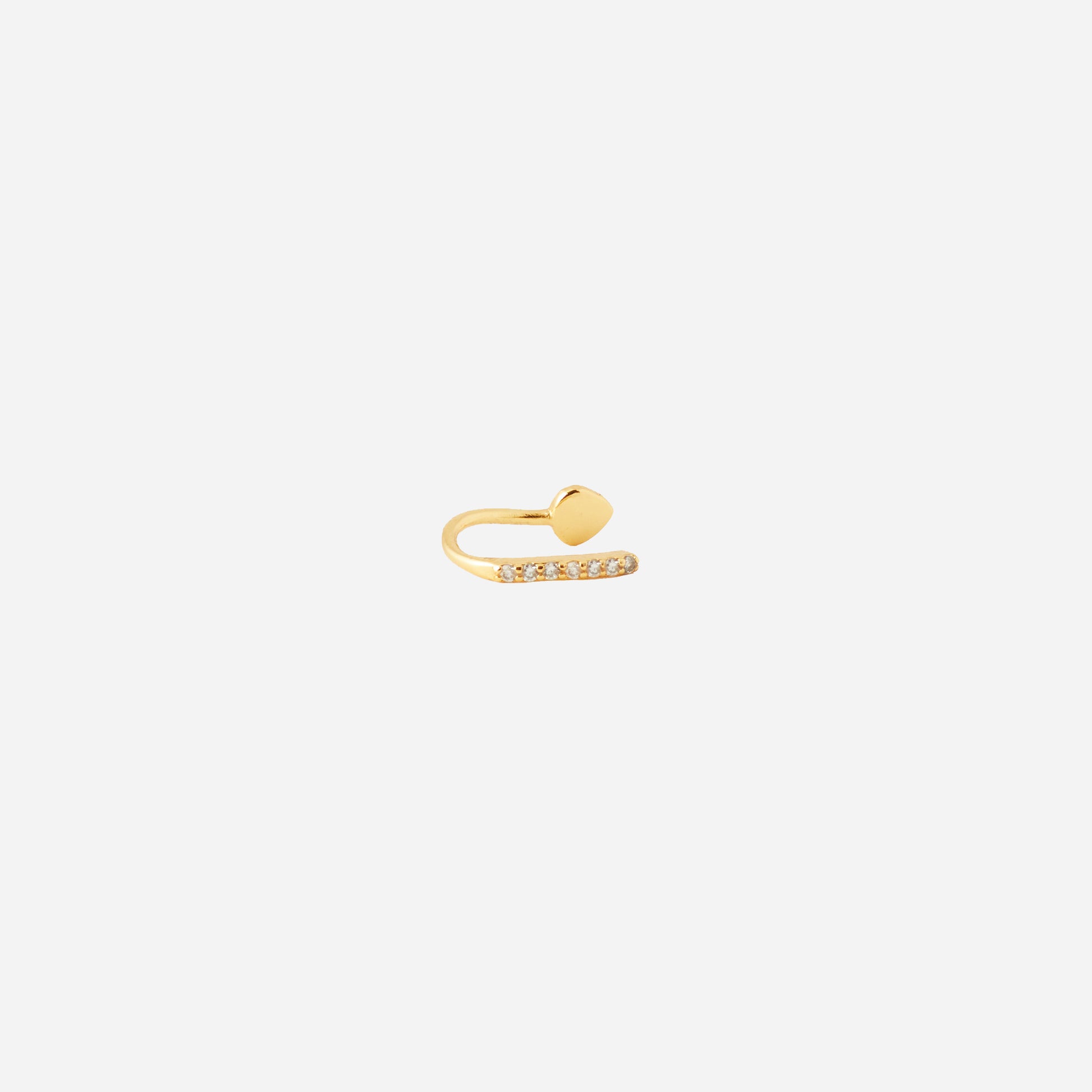 Delicate Diamond Band Ear Cuff - SOMIY