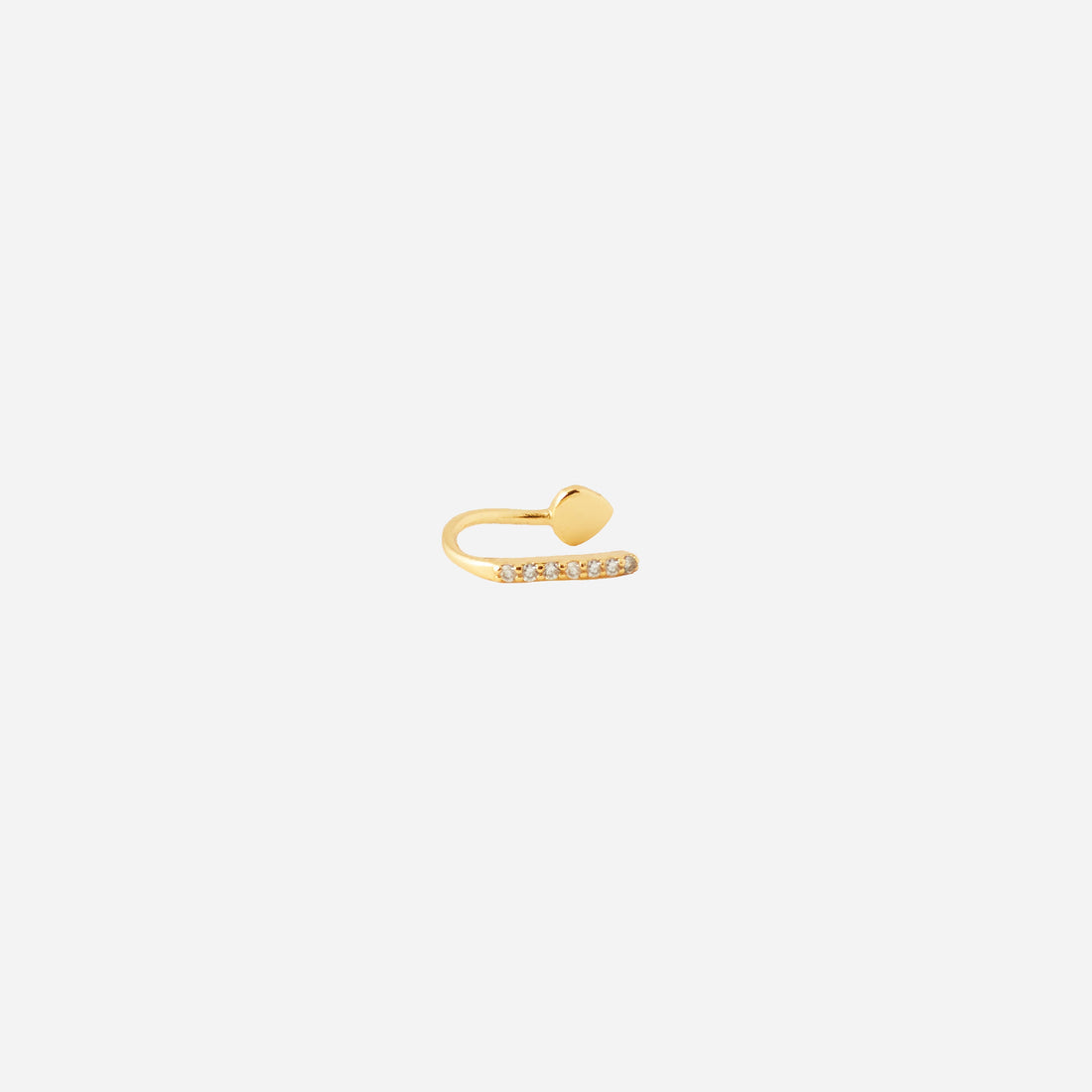 Delicate Diamond Band Ear Cuff - SOMIY