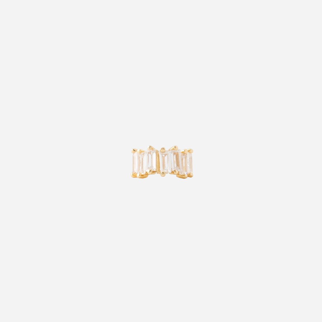 Irregular Rectangular Diamond Ear Cuff - SOMIY