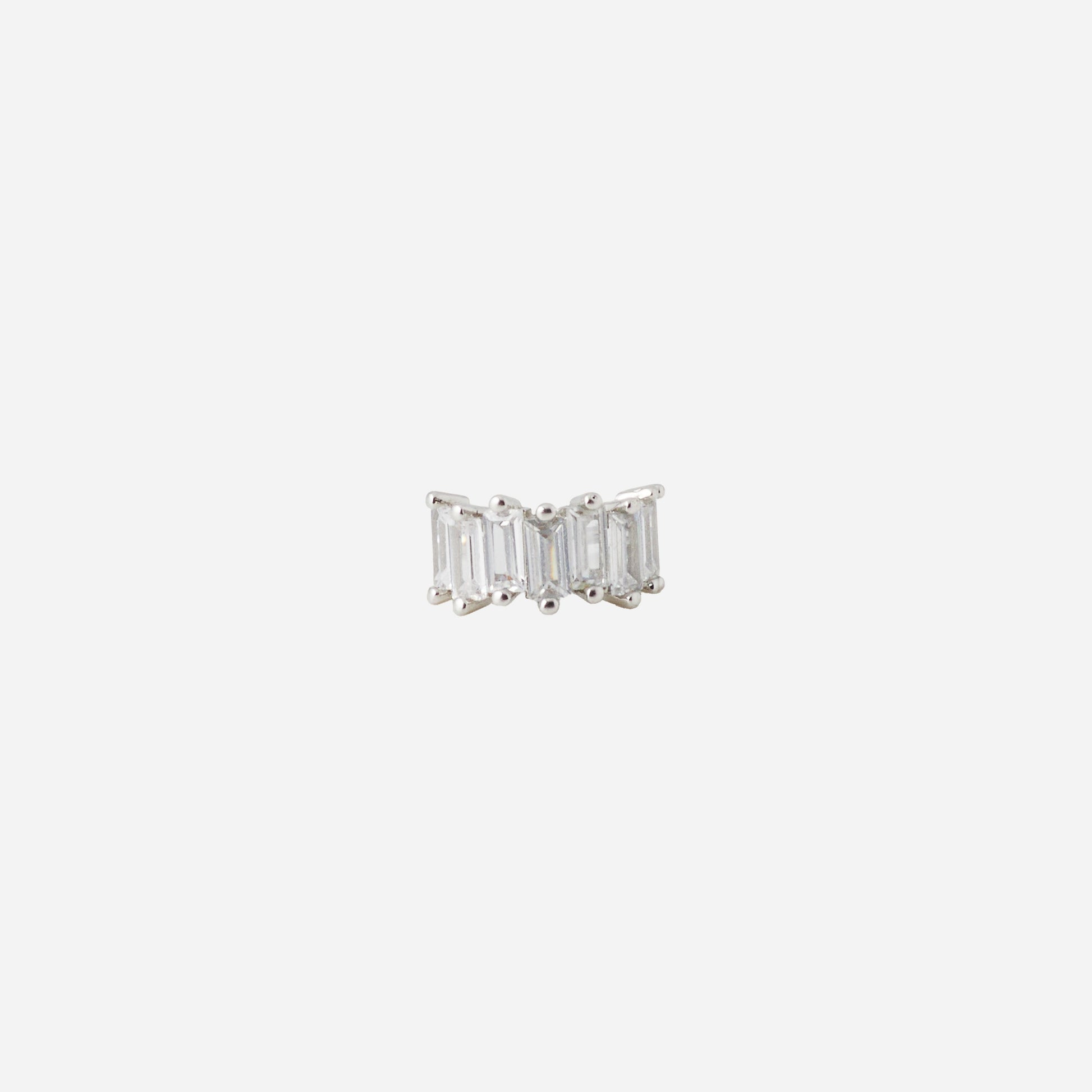 Irregular Rectangular Diamond Ear Cuff - SOMIY