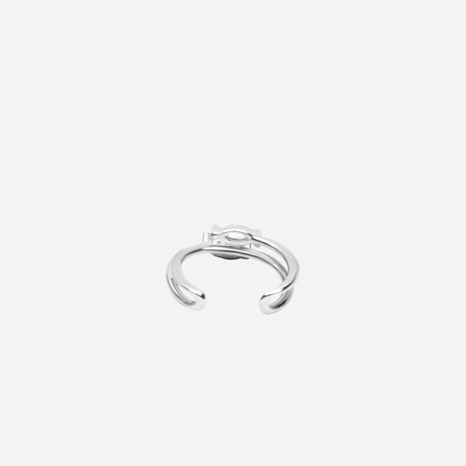 Micro-Pavé Silver Constellation Ear-Cuff - SOMIY