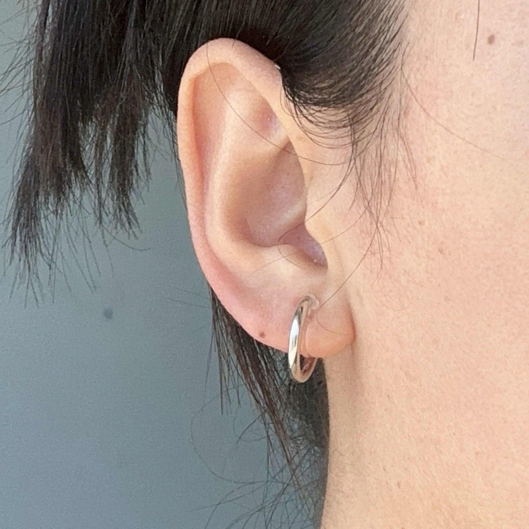 hoop clip-on earrings by SOMIY – pain-free non-pierced jewelry for everyday wear