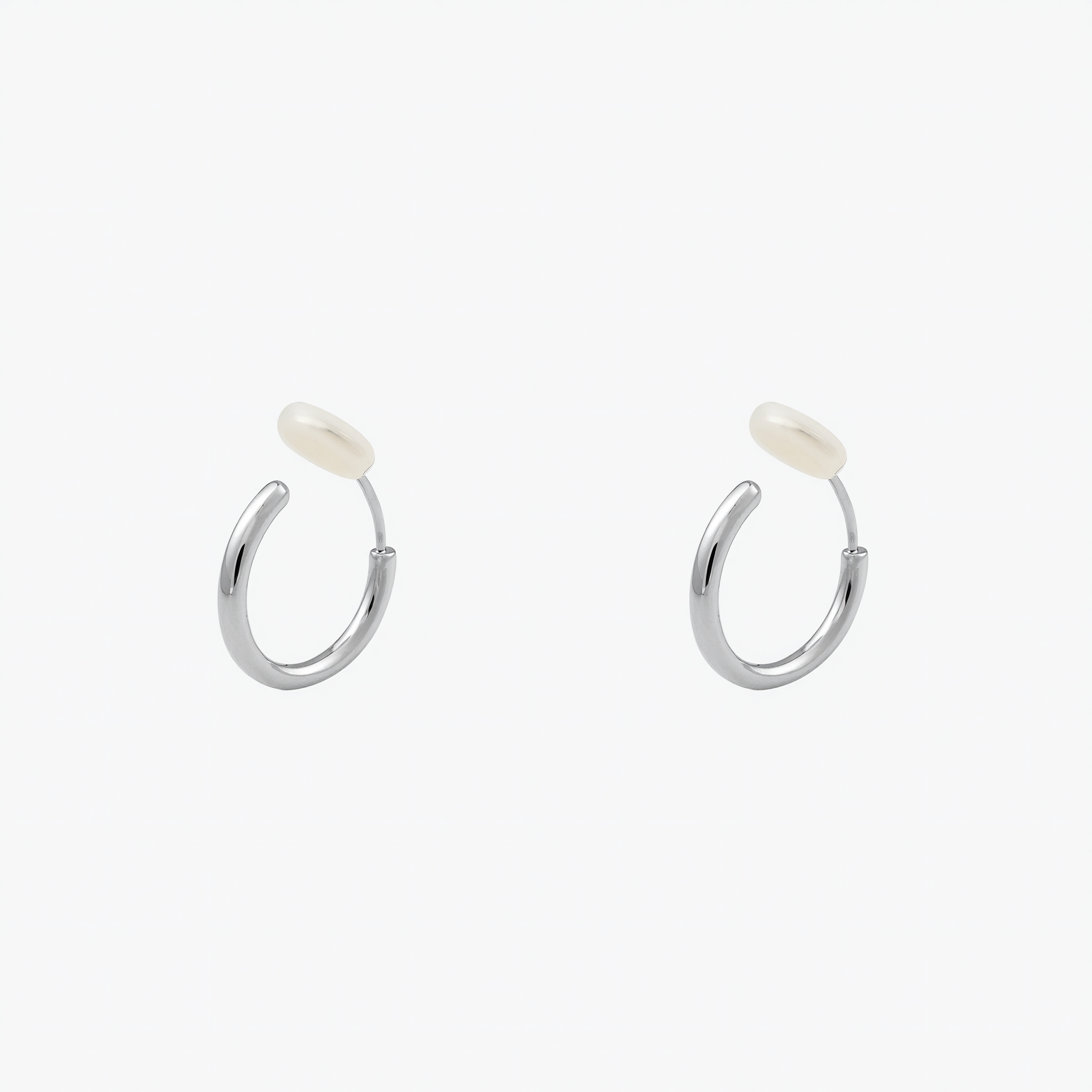 Minimal Clip-On Hoop Earrings