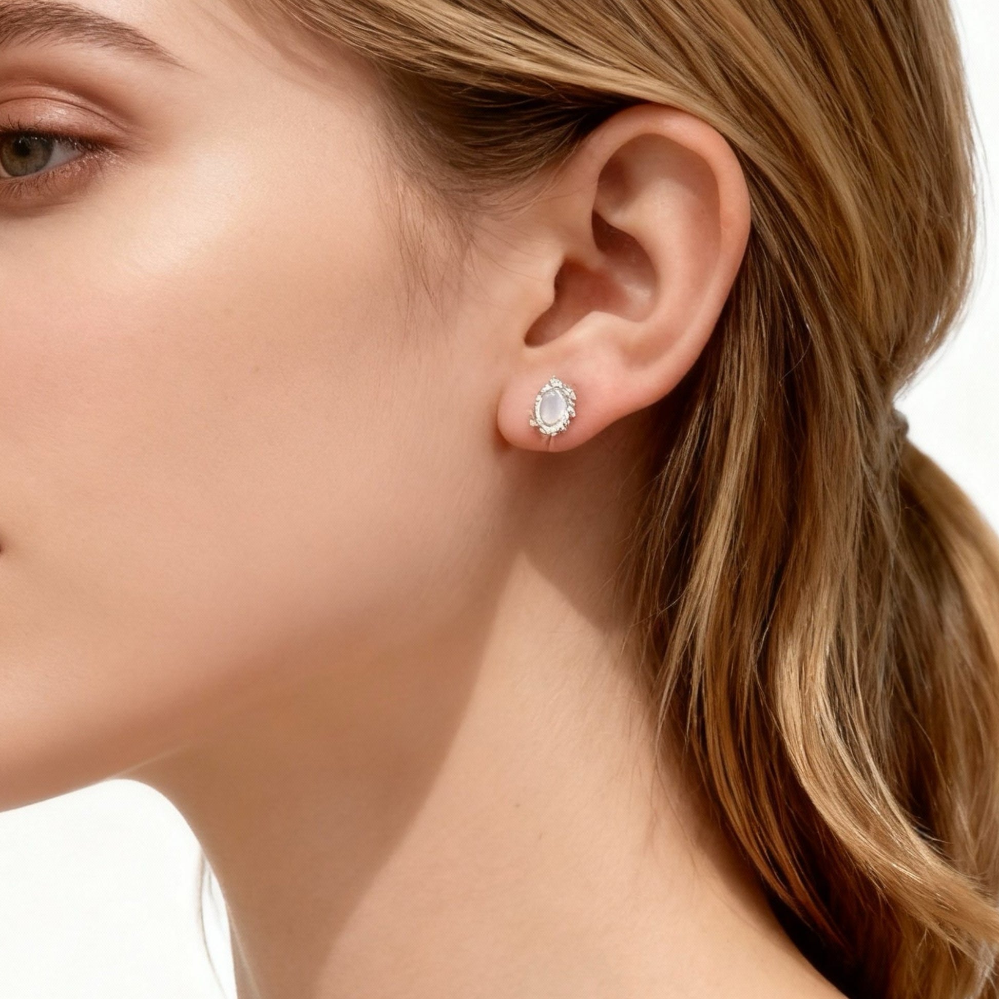 Crystal Clip-On Stud Earrings for non-pierced ears – SOMIY