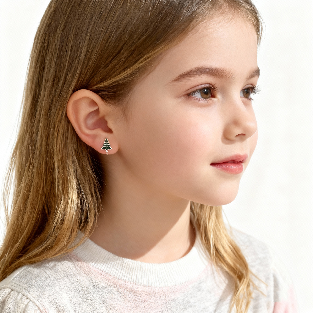 Dennenboom Cutie Clip On Oorbellen