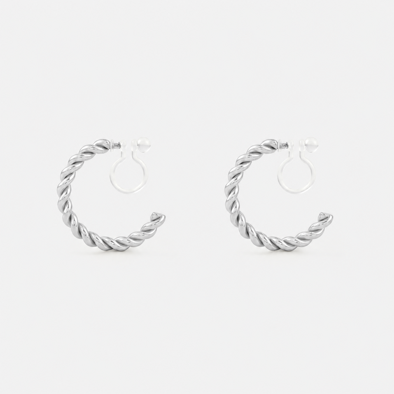 Small Spiral Hoop Clip-On Earrings image by SOMIY