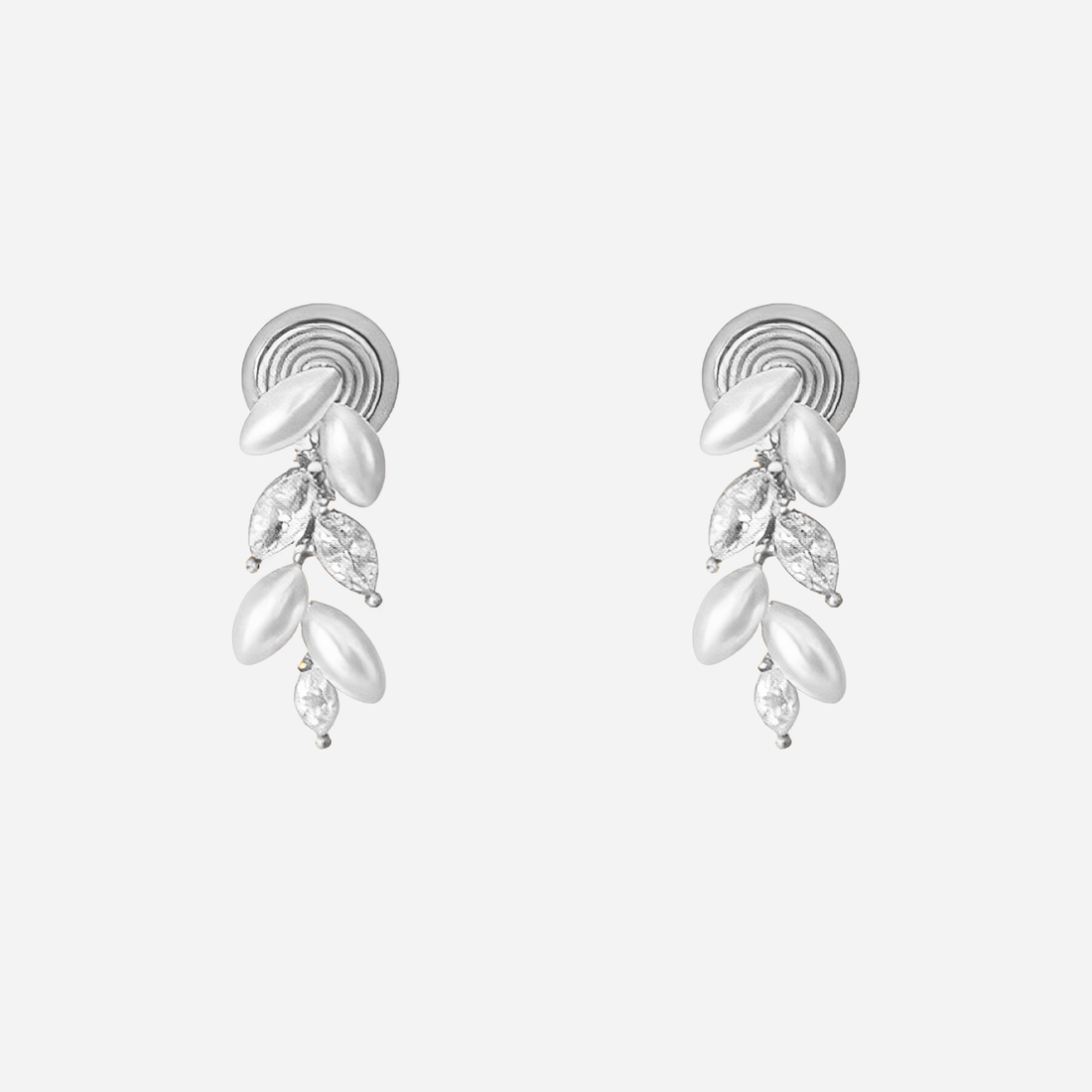 Wheat Cluster Dangle Clip-On Earrings image 3 by SOMIY