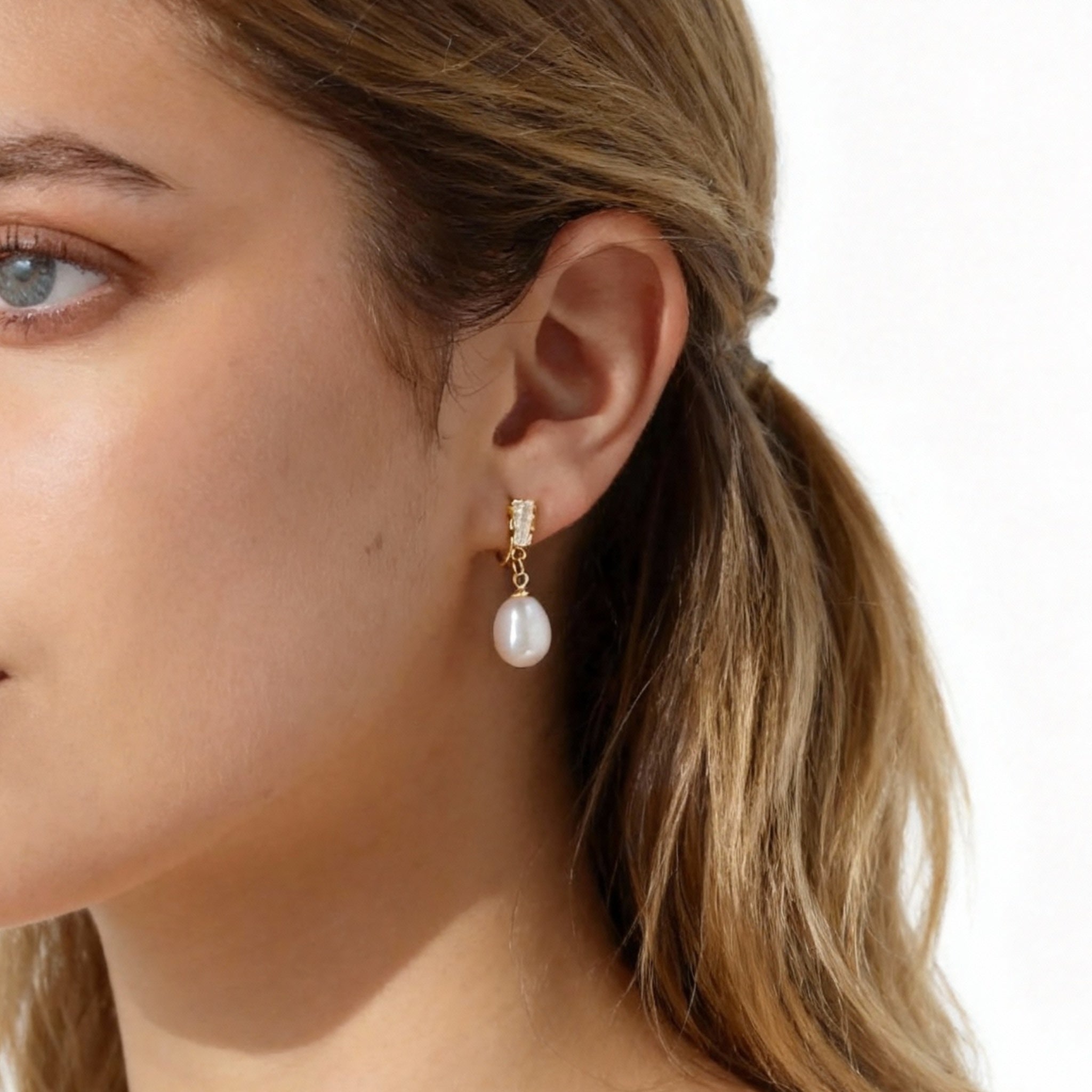 Tiana Clip-On Earrings for non-pierced ears – SOMIY