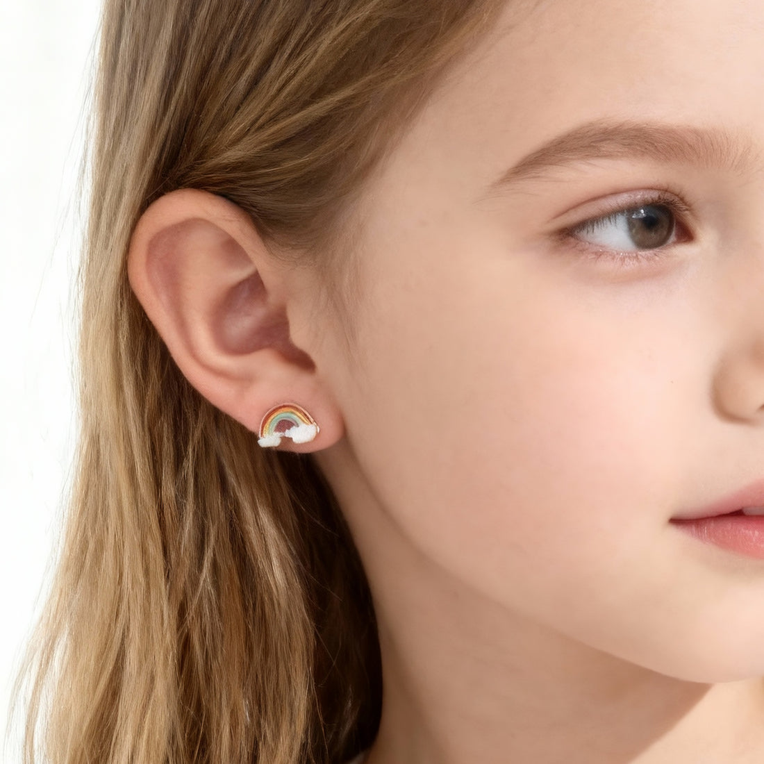 Rainbow Cutie Clip On Earrings