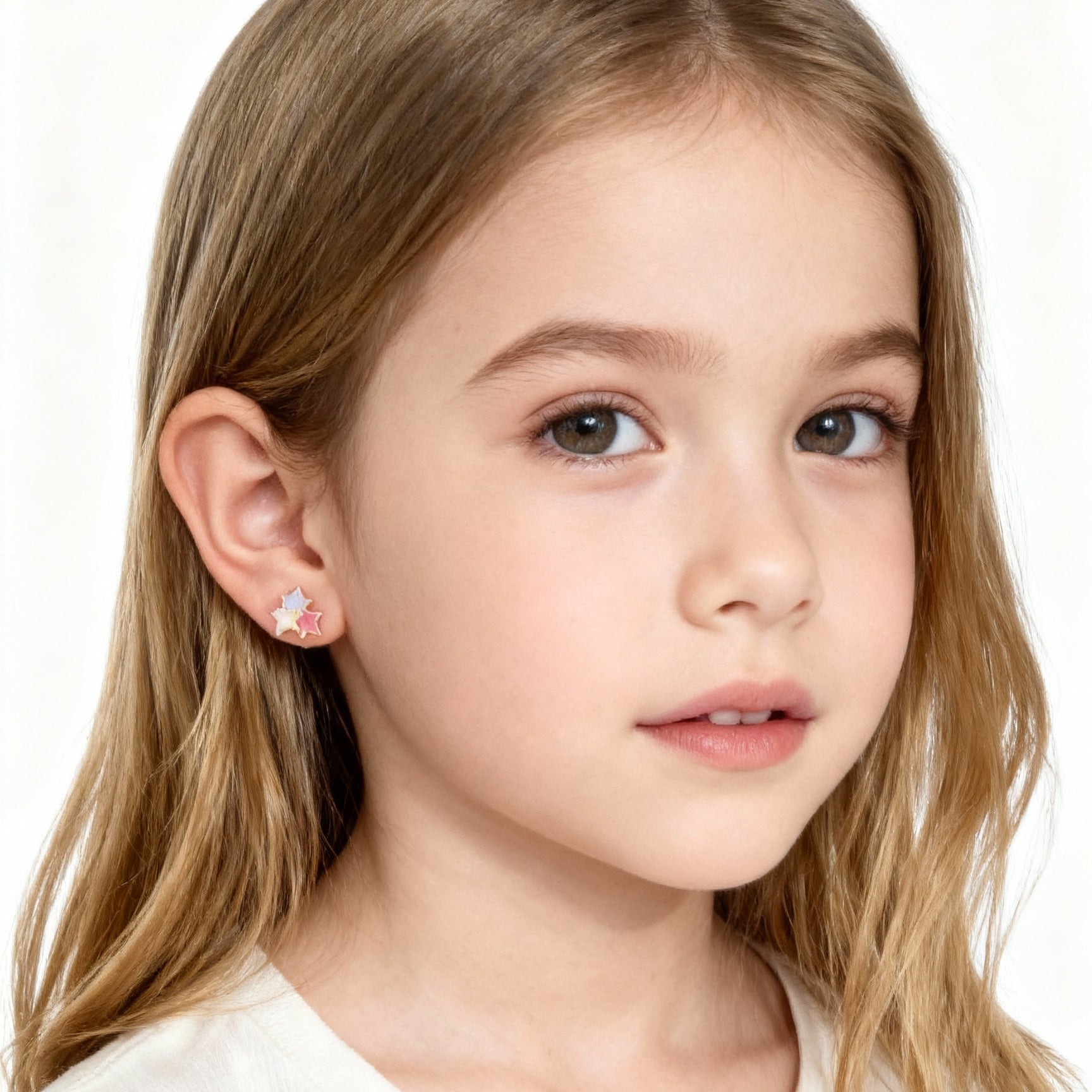 Cute Stars Clip-On Earrings for Girls for non-pierced ears – SOMIY