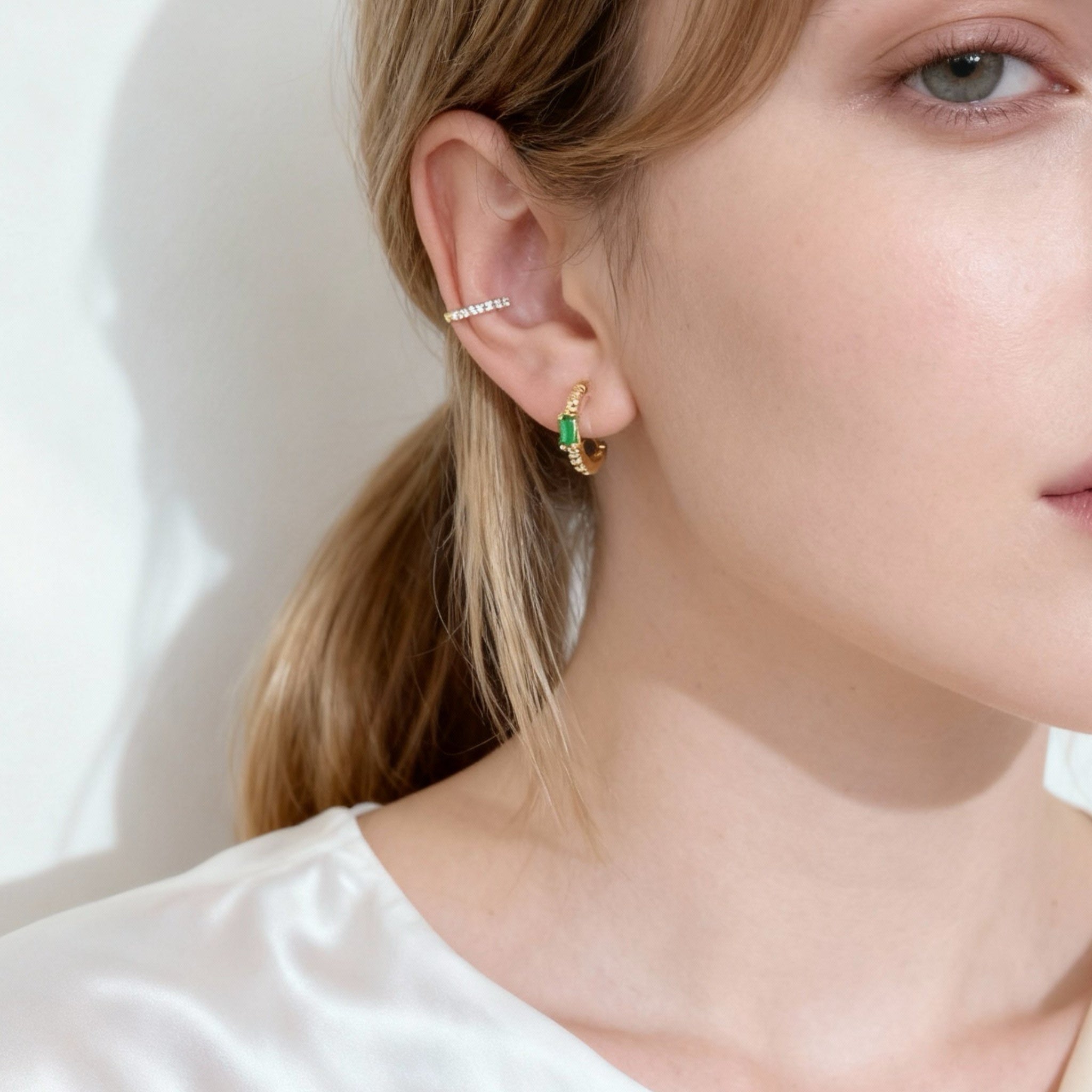 Kleine Daily Clip-On Oorringen - Goud