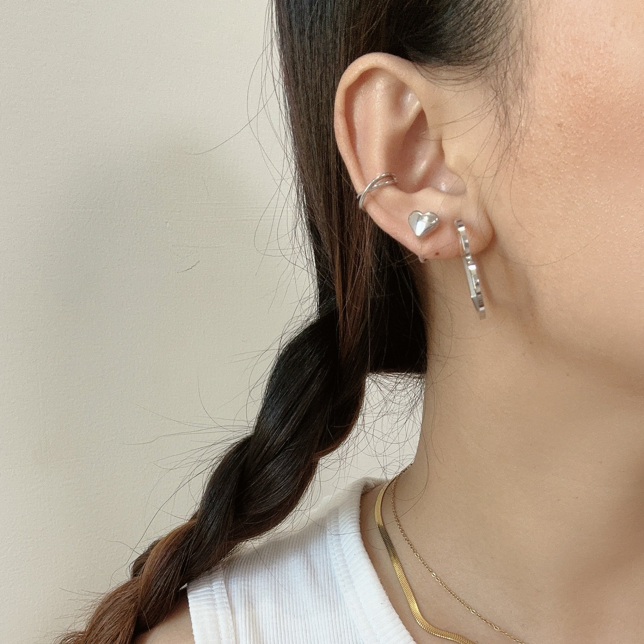 hoop clip-on earrings by SOMIY – pain-free non-pierced jewelry for everyday wear