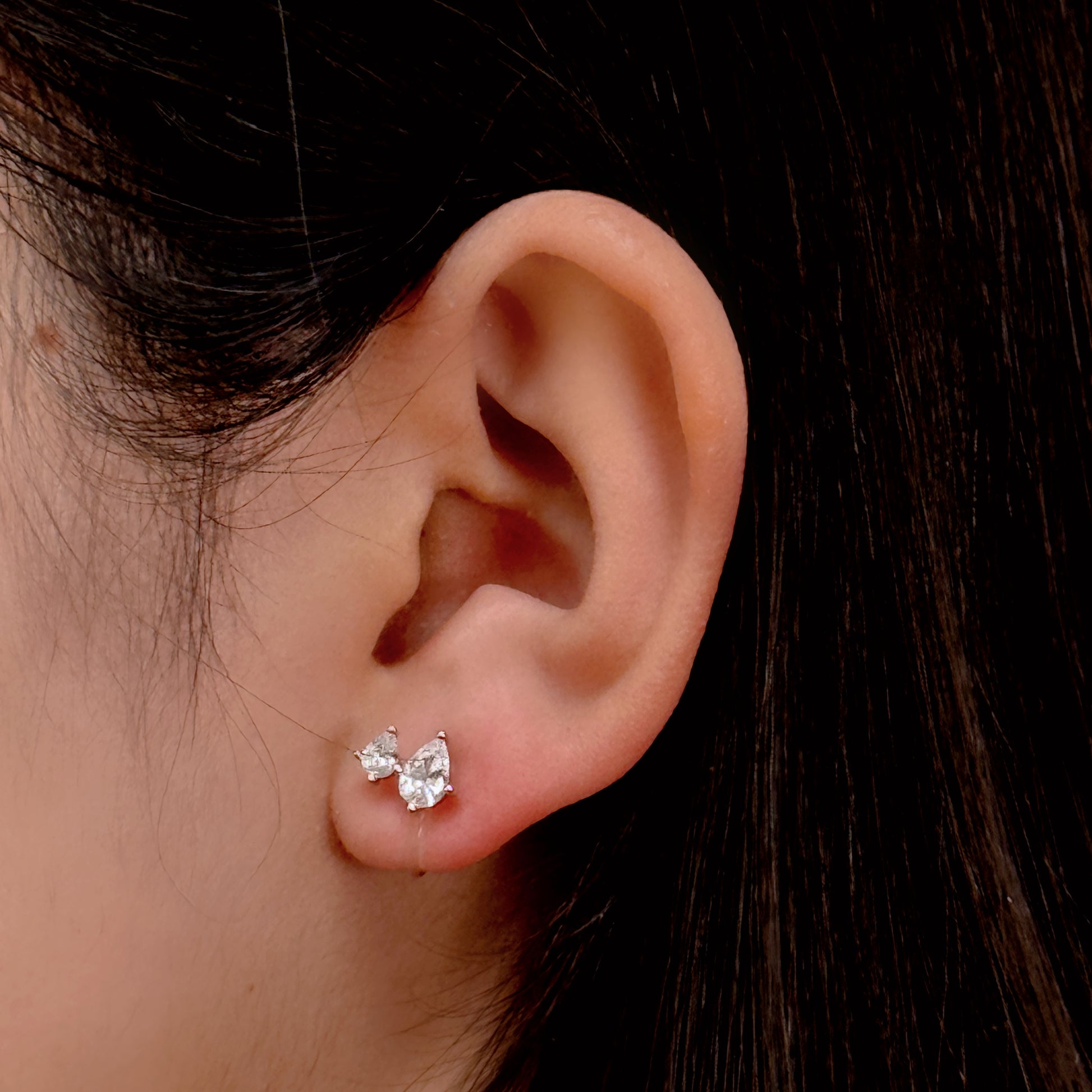 Twin Sparkle Clip-On Earrings - SOMIY