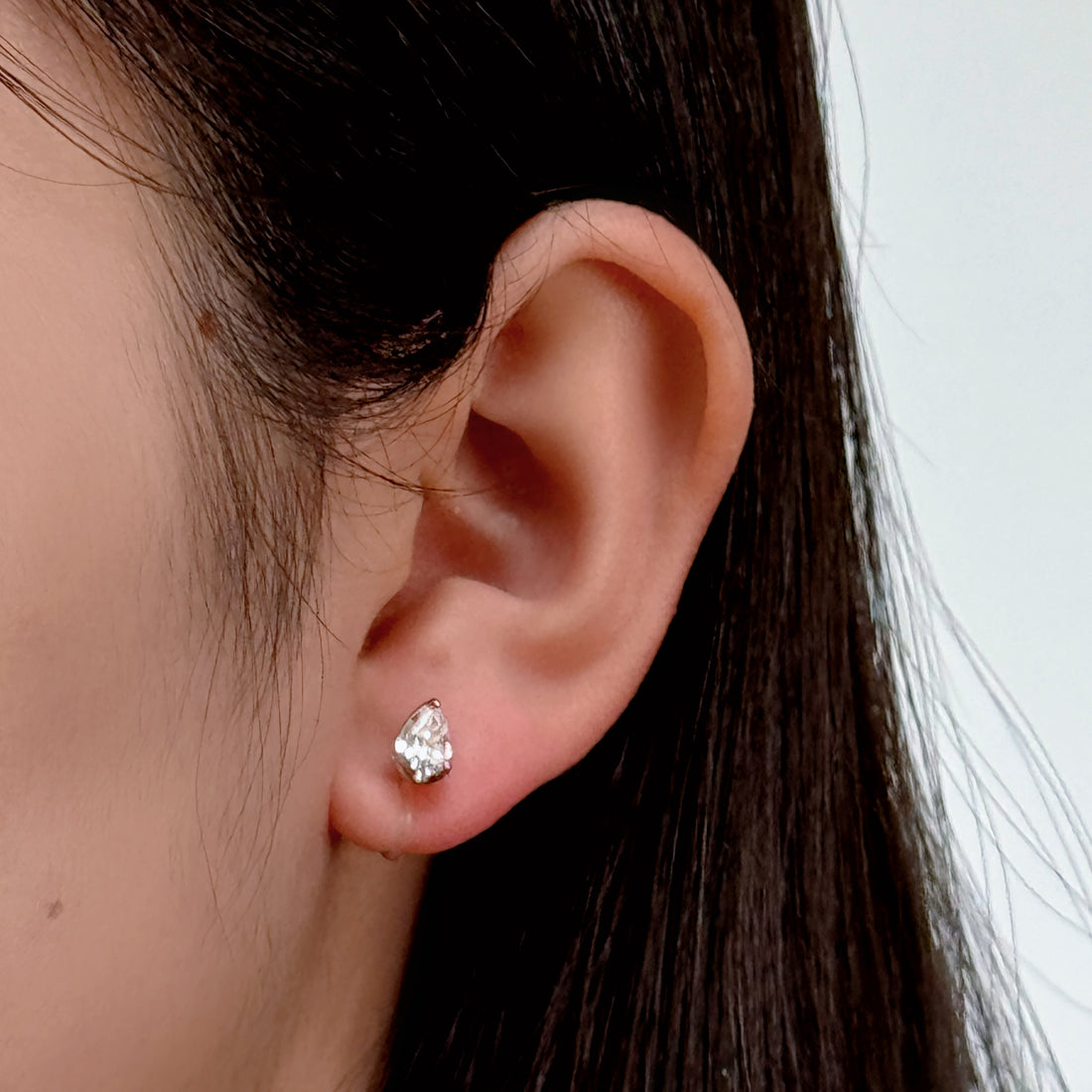 Drop Diamond Clip-On Earrings - SOMIY