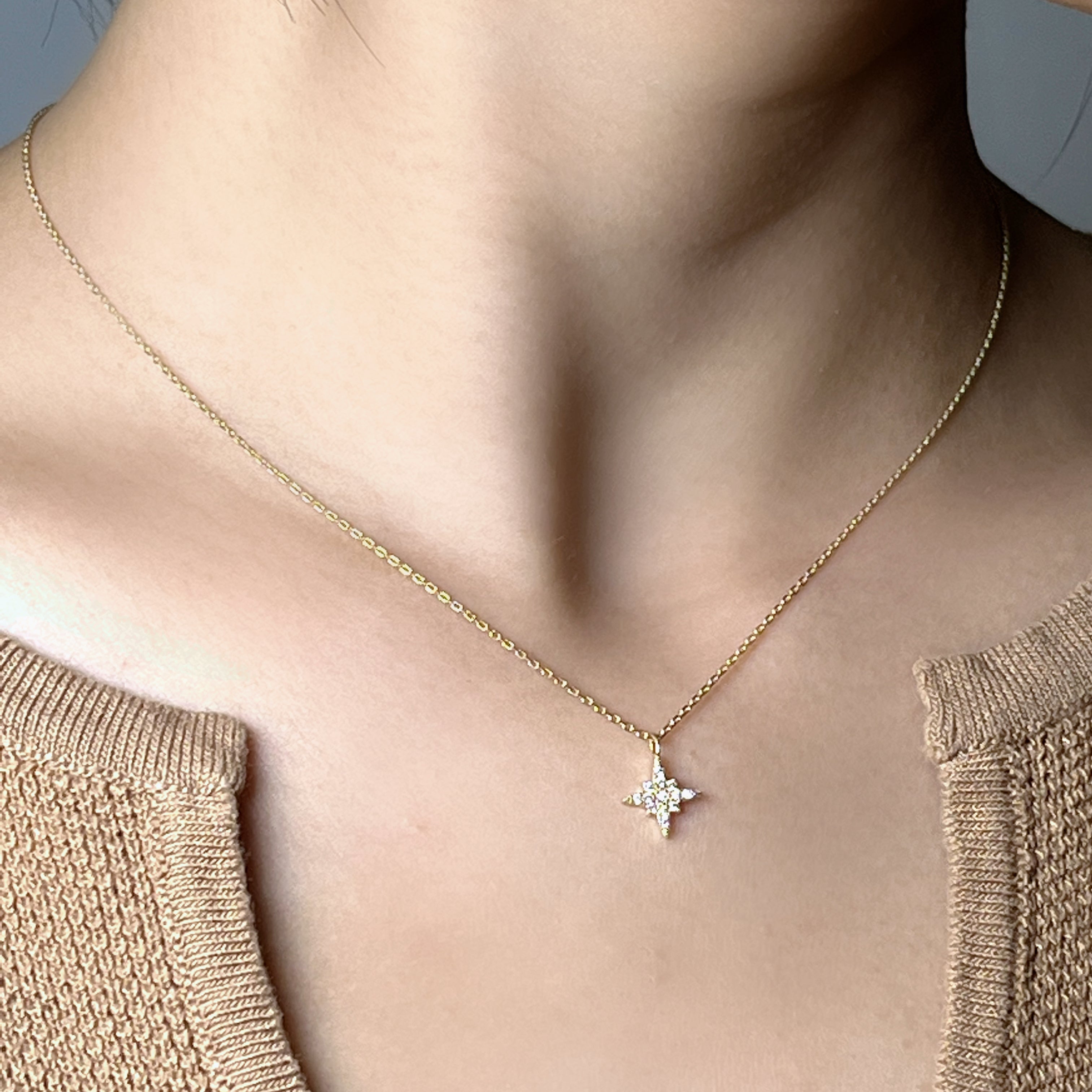 Diamond Moon Necklace - SOMIY