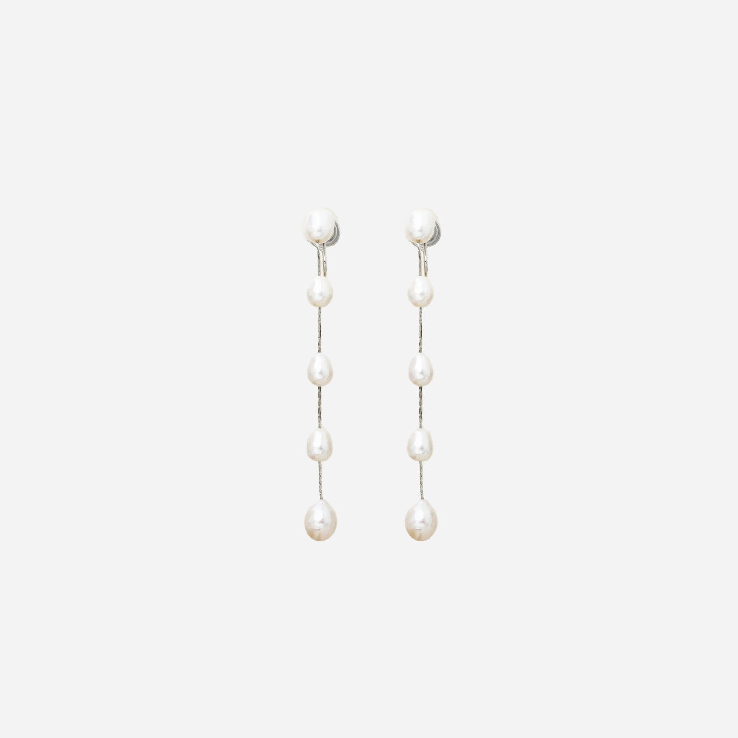 Pearldangle clip-on earrings by SOMIY – pain-free non-pierced jewelry for everyday wear
