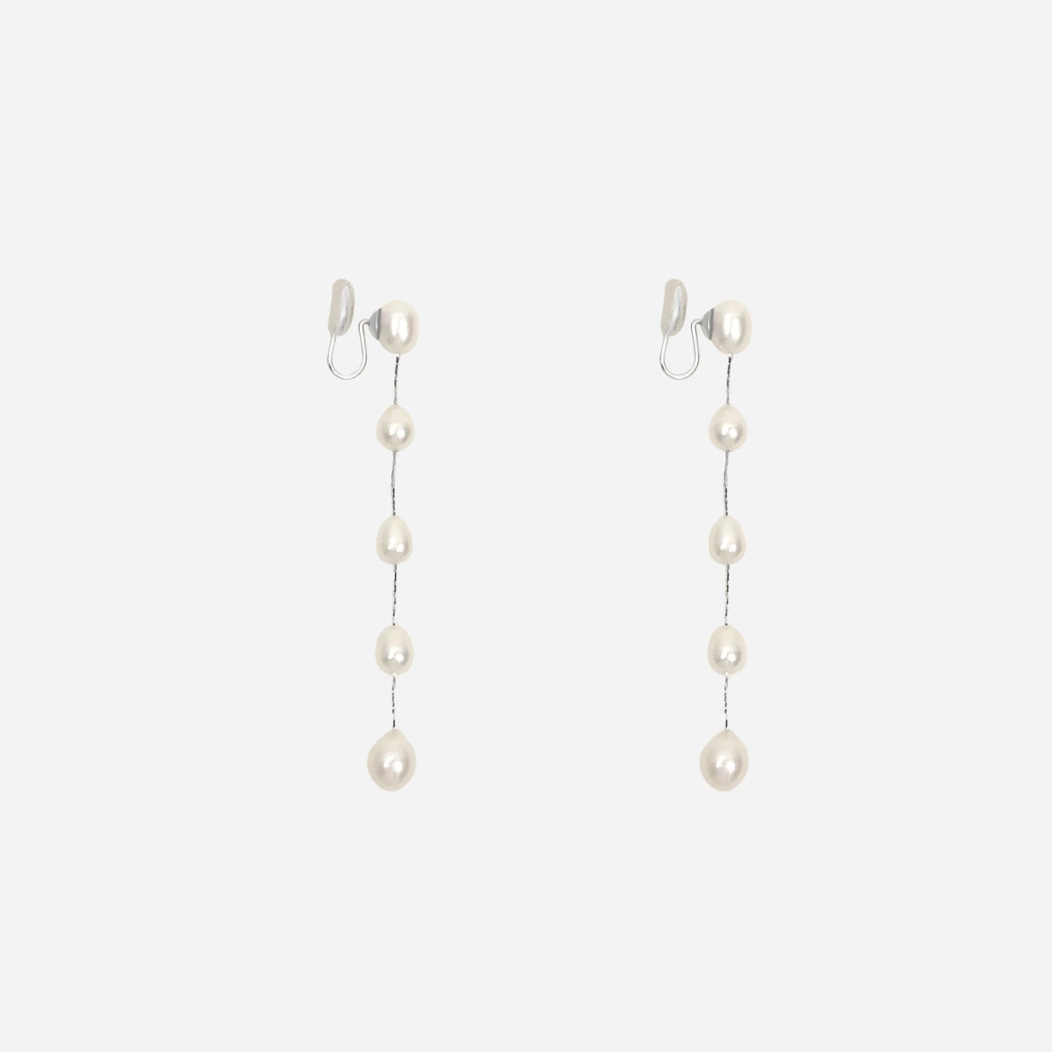 Pearldangle clip-on earrings by SOMIY – pain-free non-pierced jewelry for everyday wear