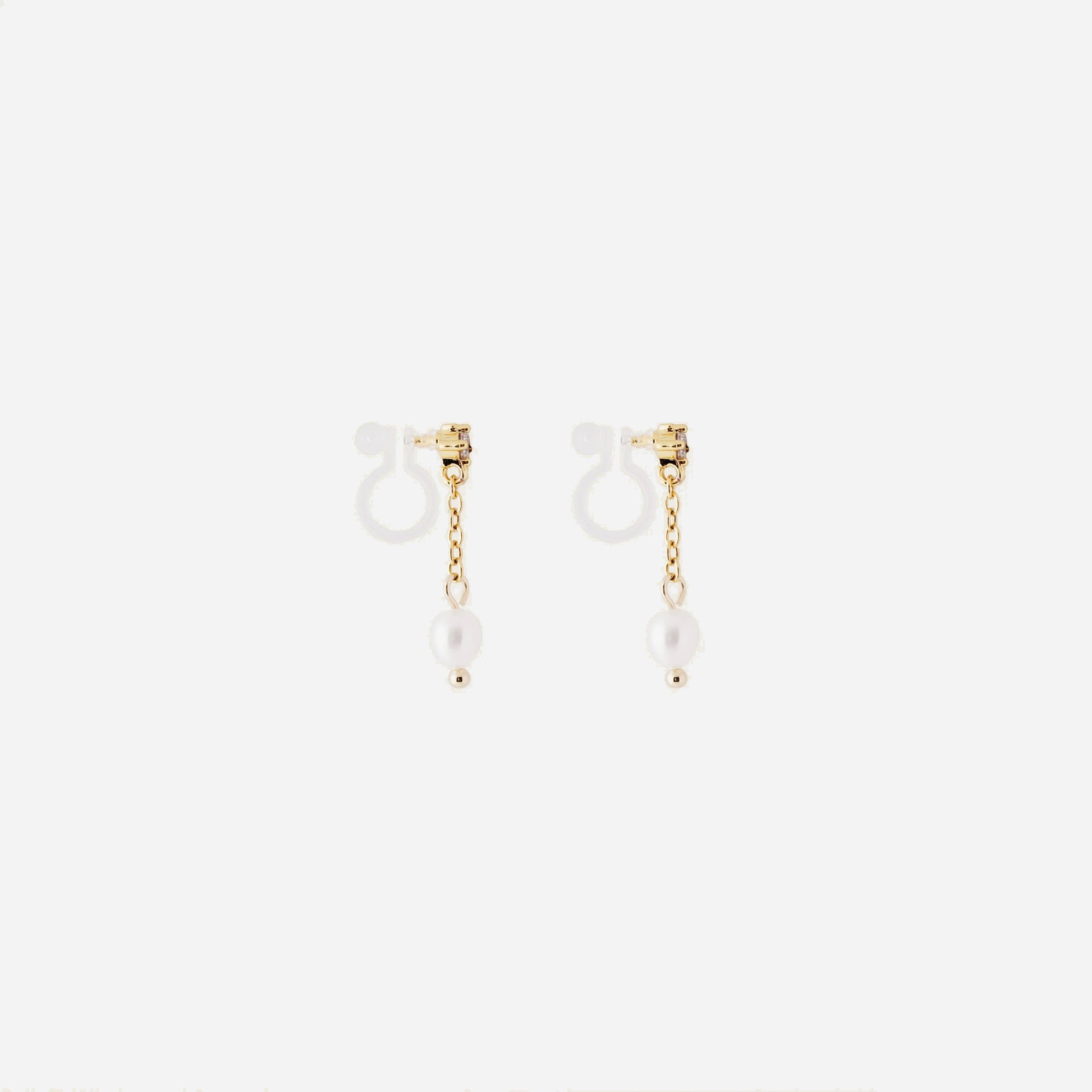 Pearldangle clip-on earrings by SOMIY – pain-free non-pierced jewelry for everyday wear