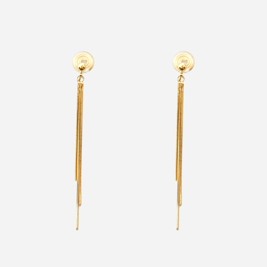 Golddangle clip-on earrings by SOMIY – pain-free non-pierced jewelry for everyday wear