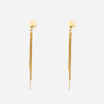 Golddangle clip-on earrings by SOMIY – pain-free non-pierced jewelry for everyday wear
