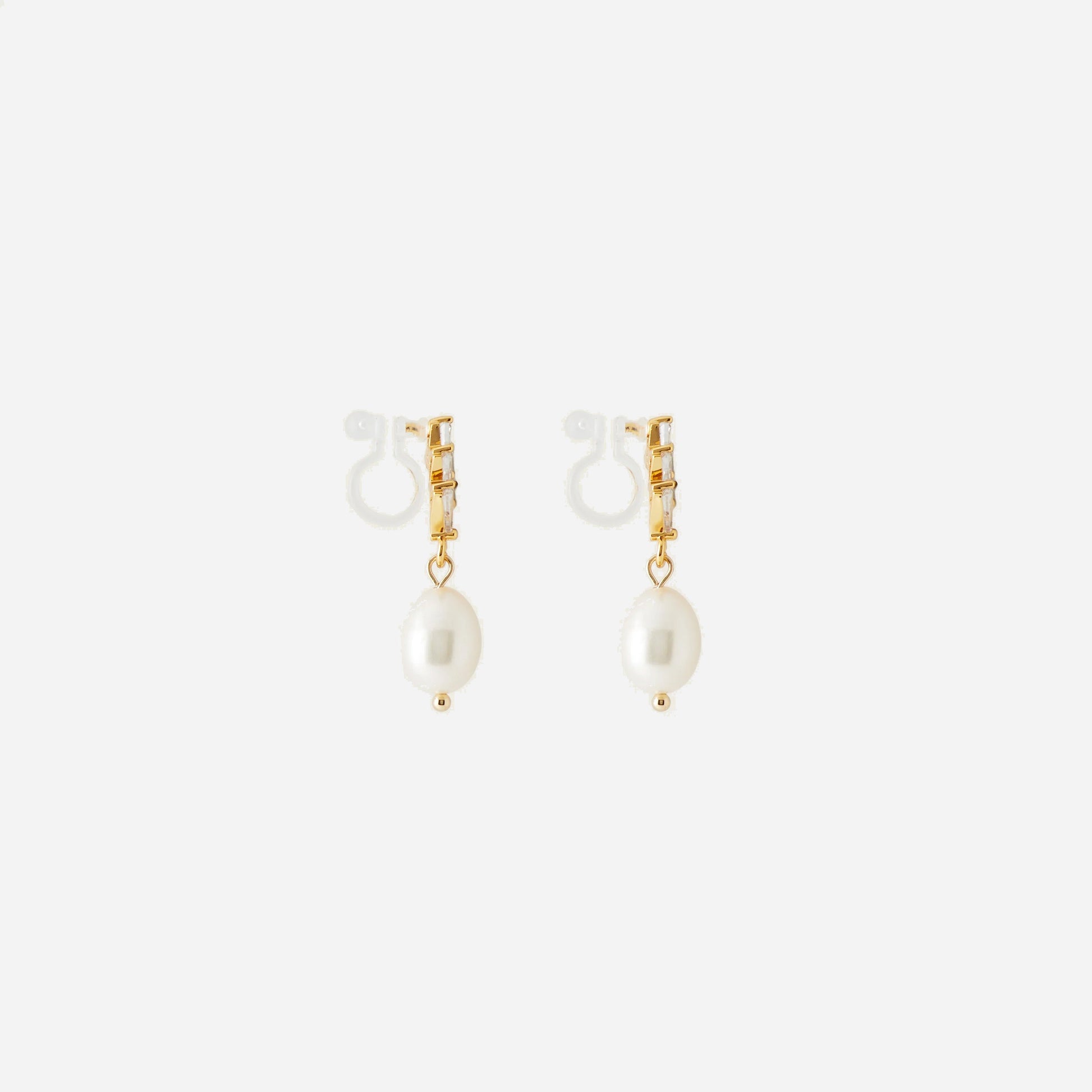 Pearldangle clip-on earrings by SOMIY – pain-free non-pierced jewelry for everyday wear