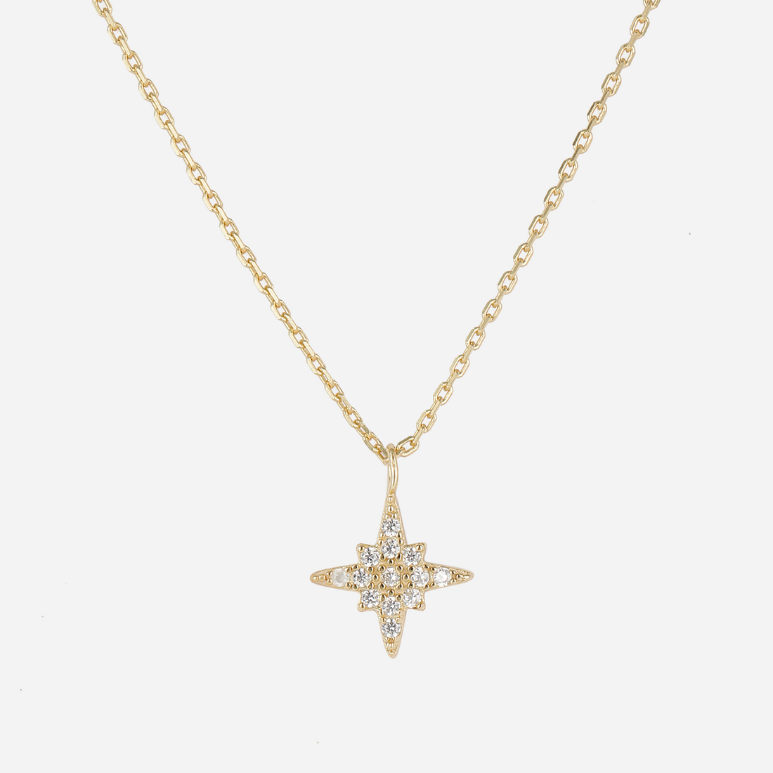 Gold Silver CZnecklace by SOMIY – minimalist jewelry that pairs with our clip-on earrings