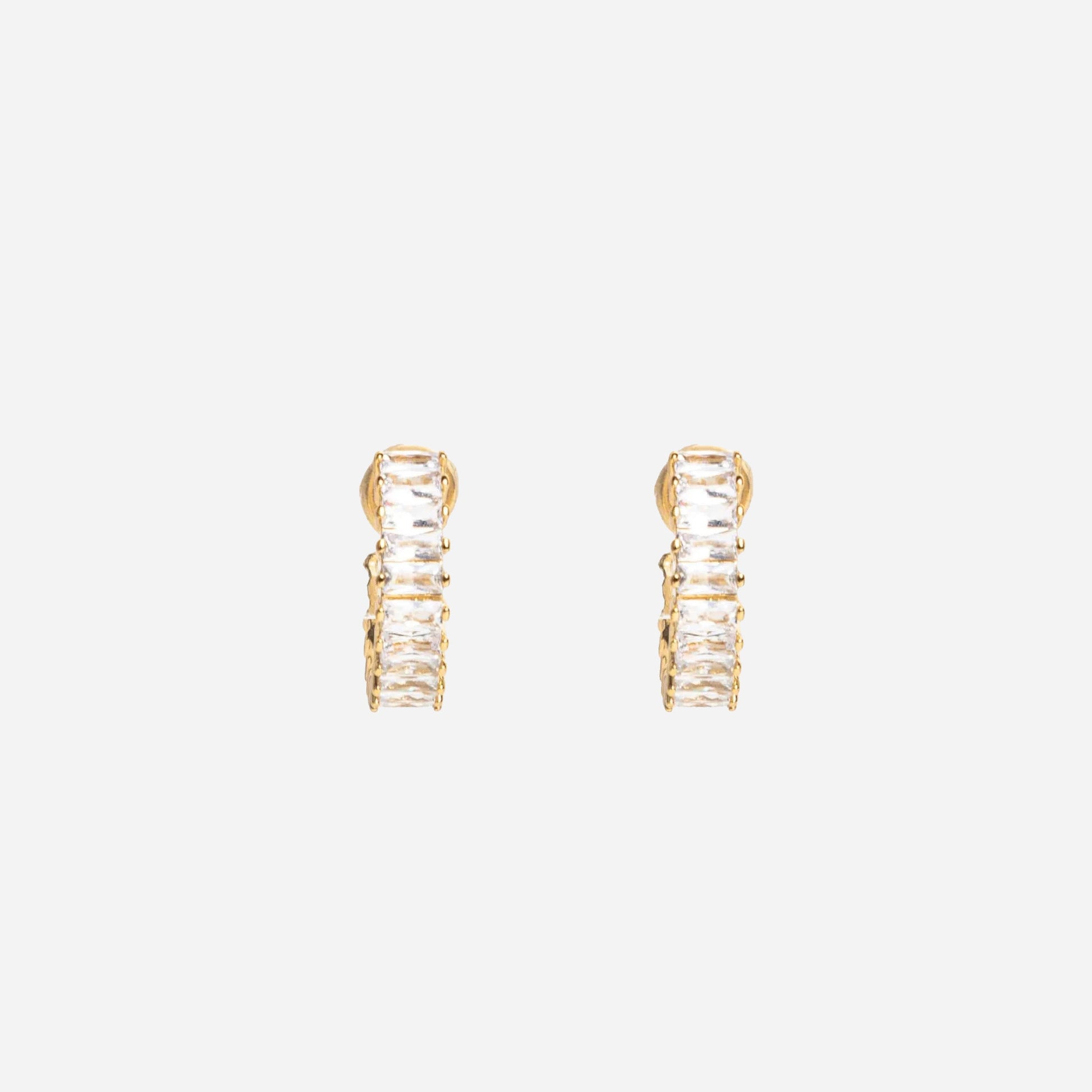 Gold Pearlclip-on earrings by SOMIY – pain-free non-pierced jewelry for everyday wear