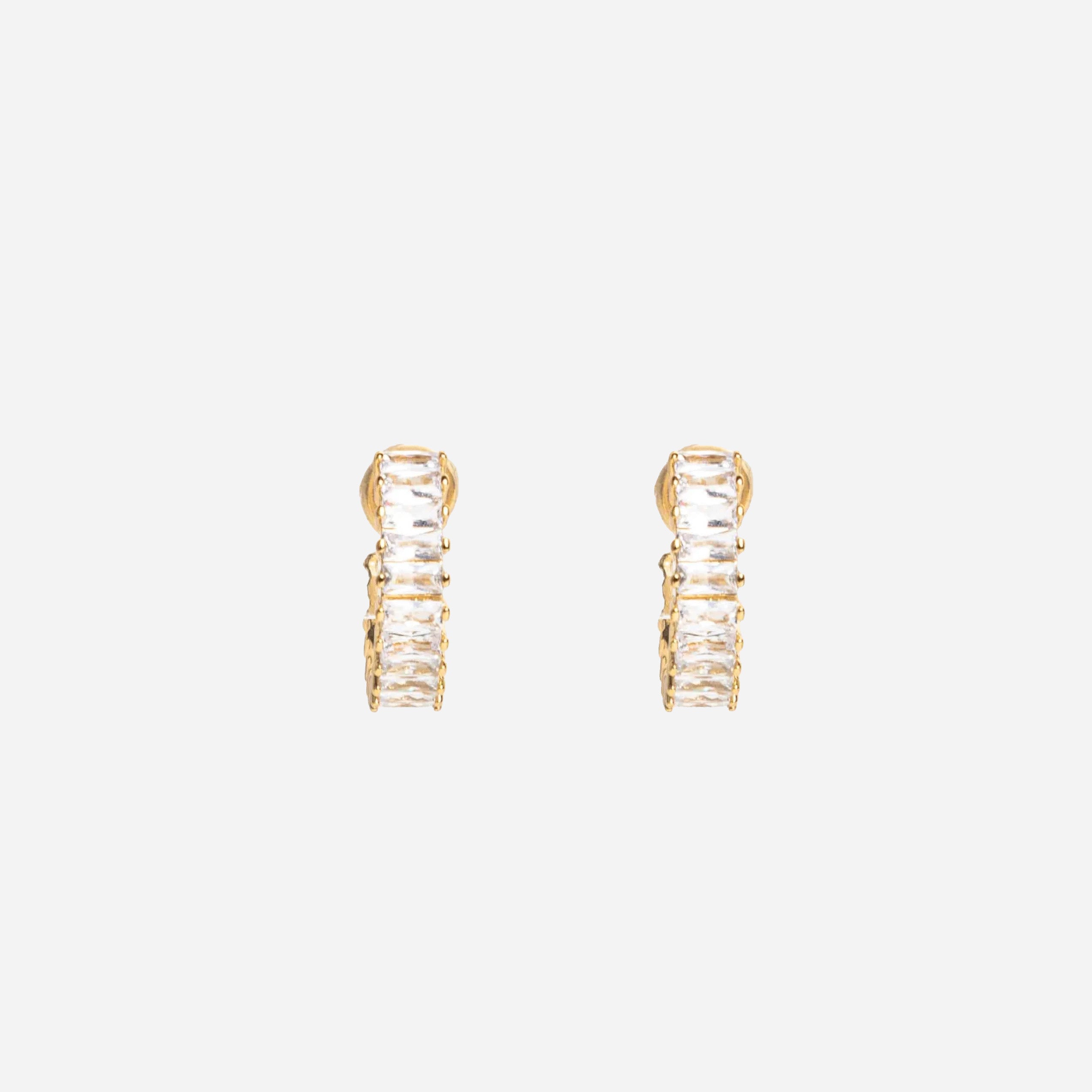 Gold Pearlclip-on earrings by SOMIY – pain-free non-pierced jewelry for everyday wear
