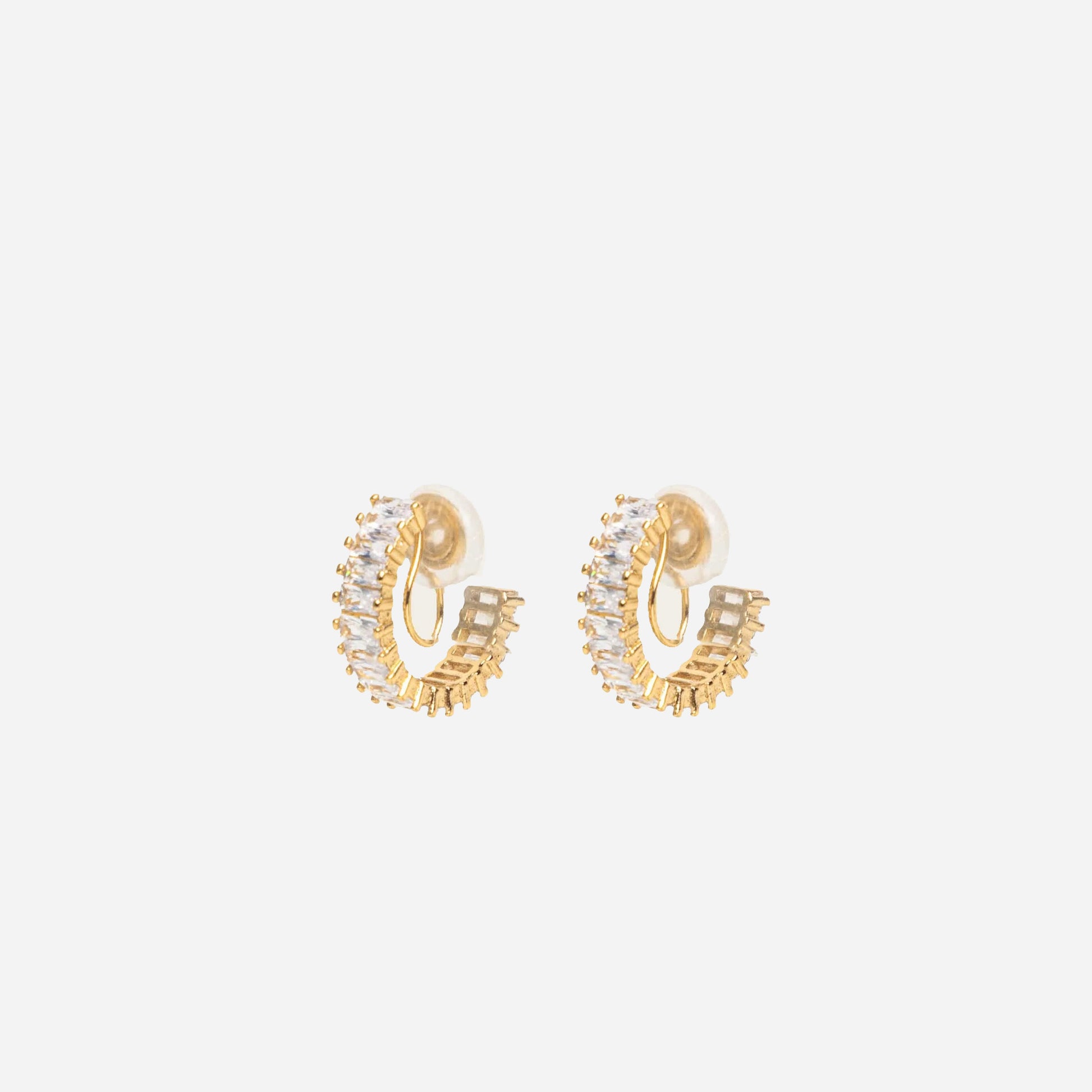 Gold Pearlclip-on earrings by SOMIY – pain-free non-pierced jewelry for everyday wear